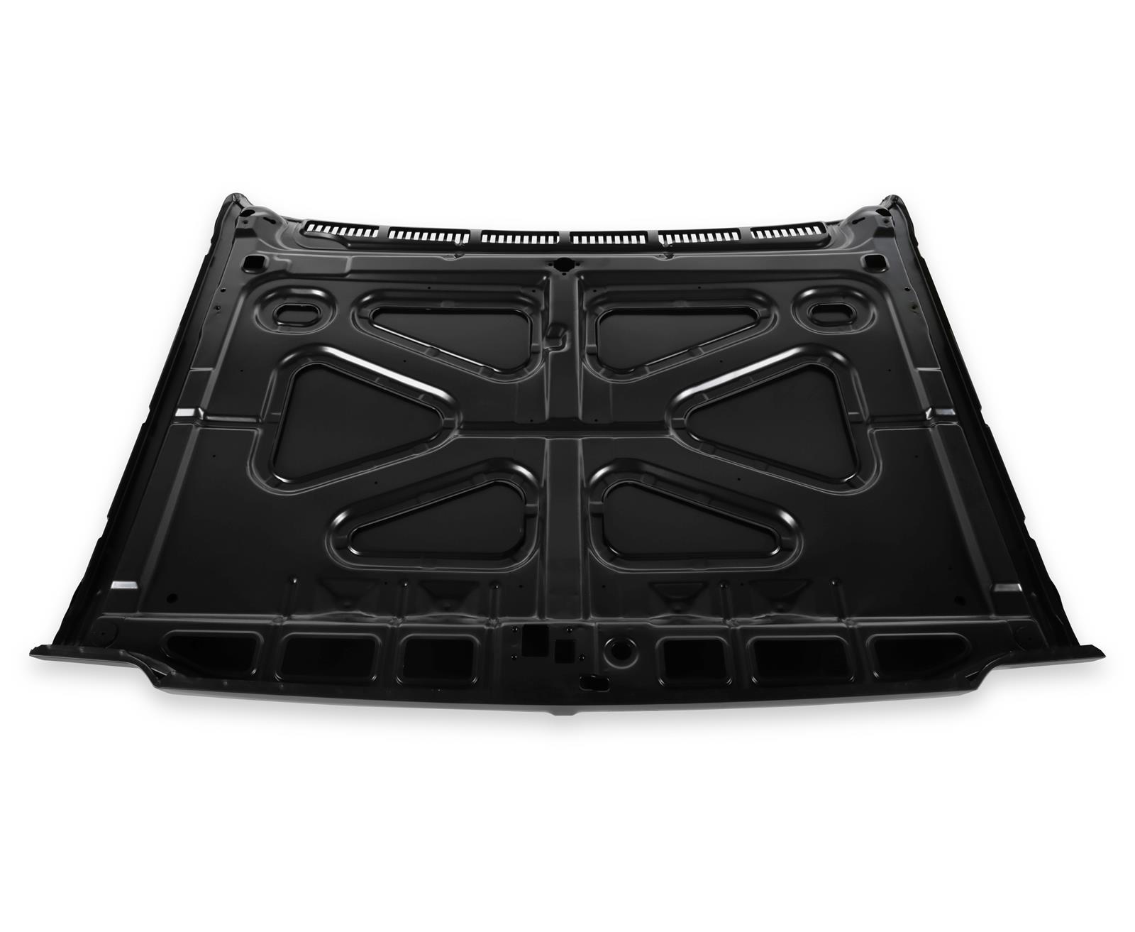 Brothers Trucks Hoods 04-482 Hood, Classic Truck, Standard Replacement, Bolt-On, Steel, EDP Coated, Chevy, GMC, Each thumbnail 2