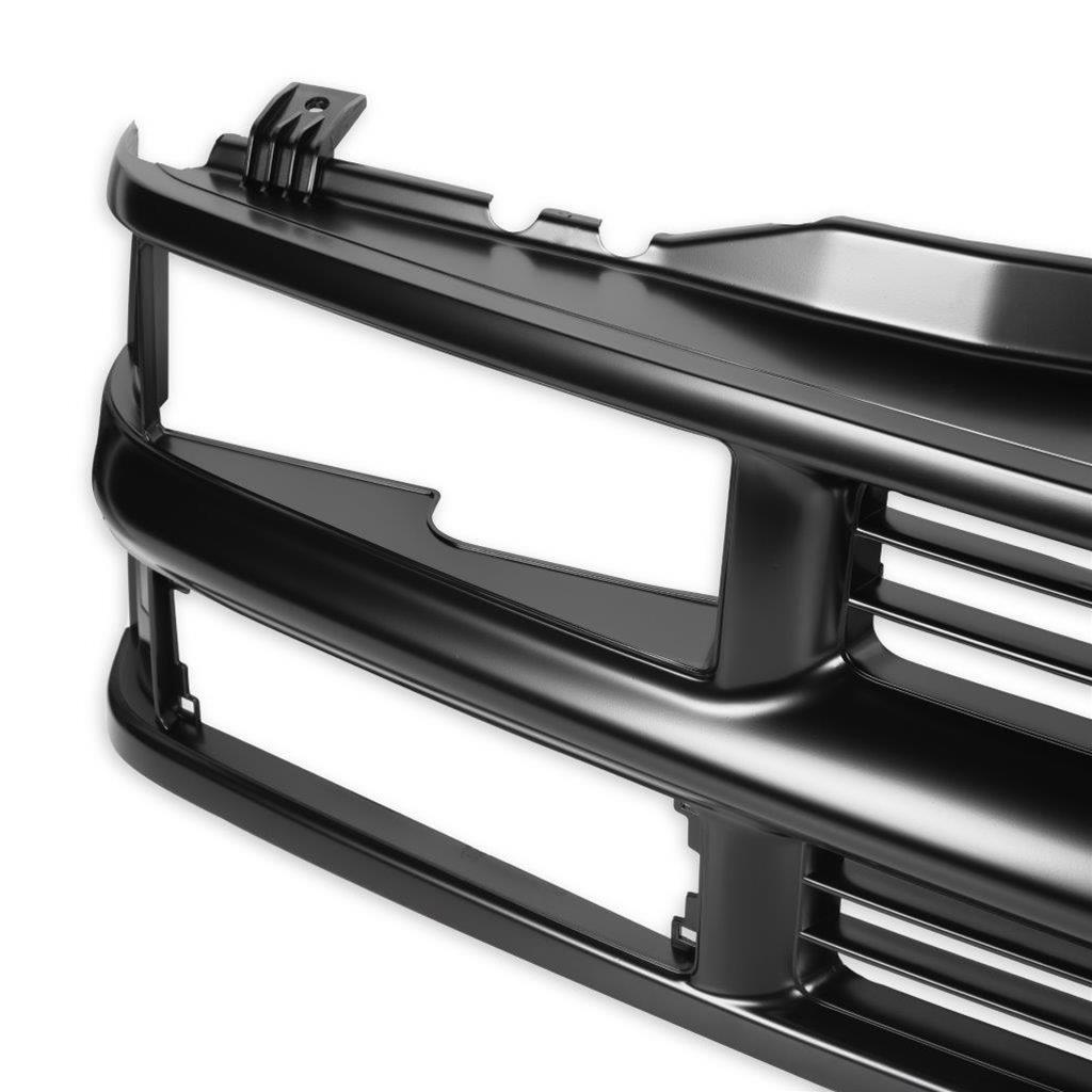 Brothers Trucks Grilles 04-487 Grille, Chevy, Stock Style, Black with Sport Package, Dual Headlights, Each thumbnail 2