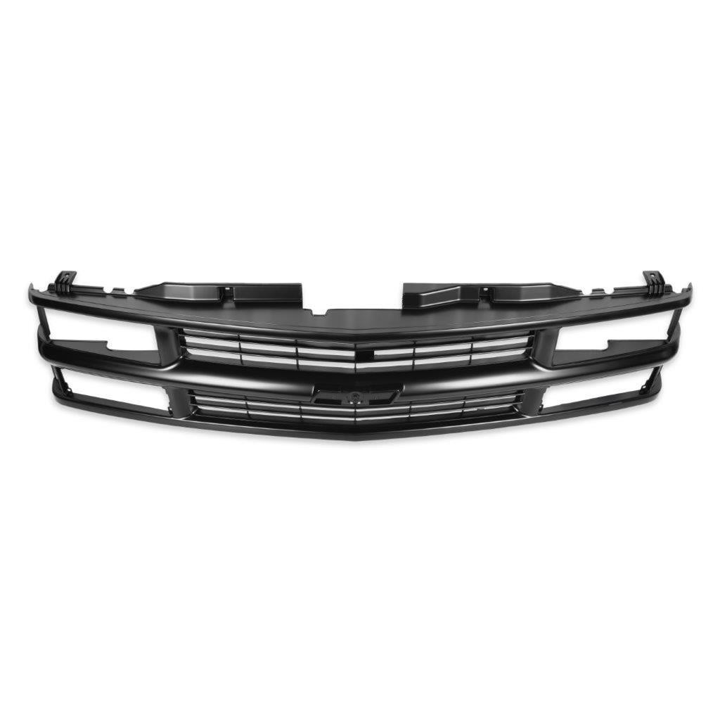 Brothers Trucks Grilles 04-487 Grille, Chevy, Stock Style, Black with Sport Package, Dual Headlights, Each thumbnail 4