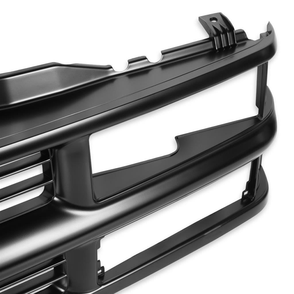 Brothers Trucks Grilles 04-487 Grille, Chevy, Stock Style, Black with Sport Package, Dual Headlights, Each thumbnail 3