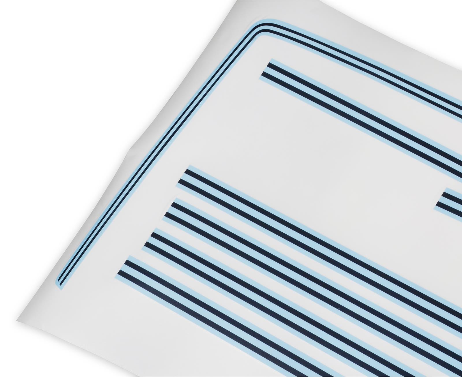 Brothers Trucks Stripe Kits 04-521 PAINT STRIPE KIT, 1981-87 C/K PAINT BRK STRP LT BLU/DK BLU thumbnail 3