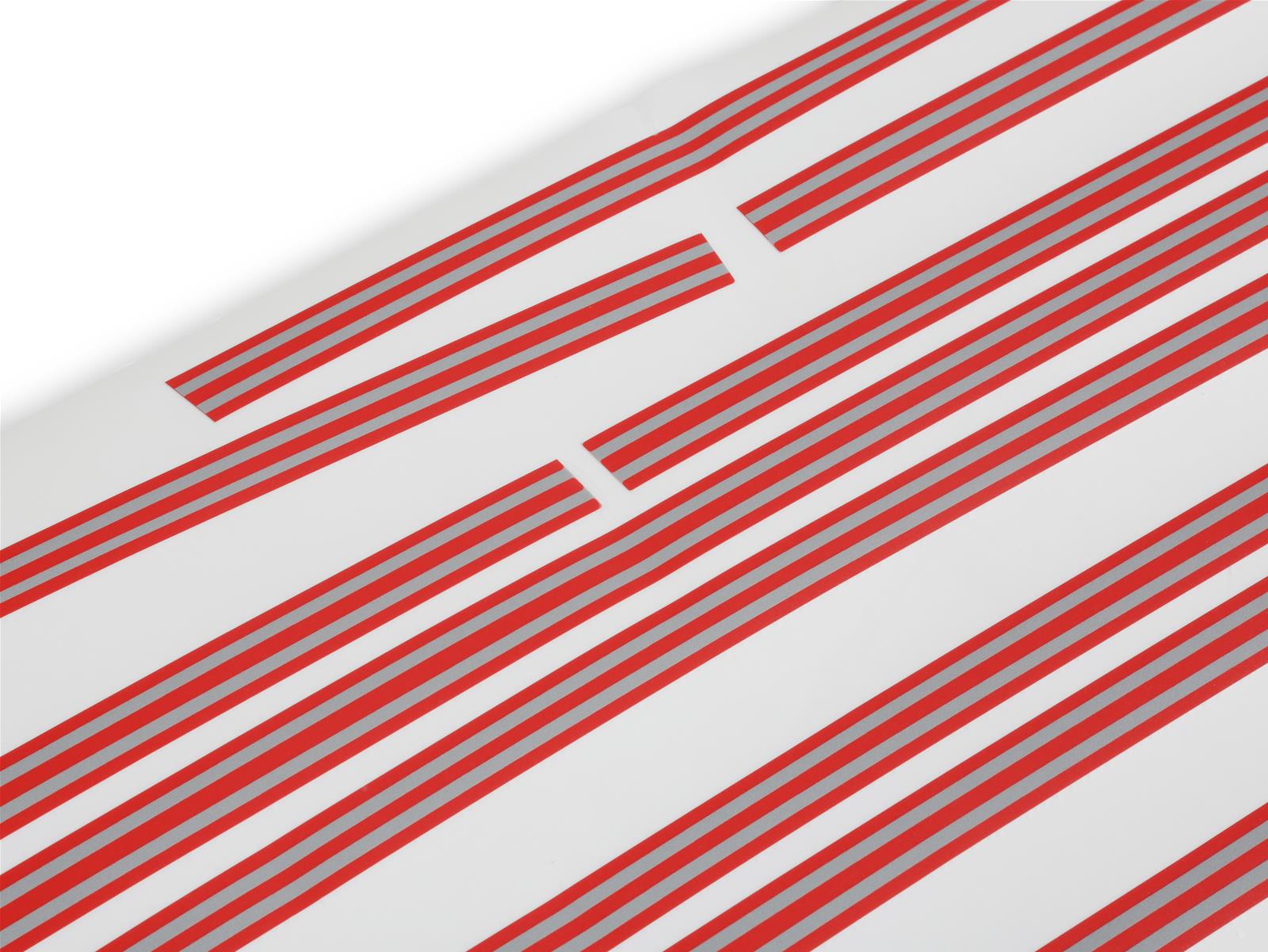 Brothers Trucks Stripe Kits 04-522 Vehicle Graphics, Break Stripes, Vermillion/Slate Gray, for Fenders, Tailgate, Doors, and All Bed Sides (Cut to Length), Chevy, GMC, Kit thumbnail 5