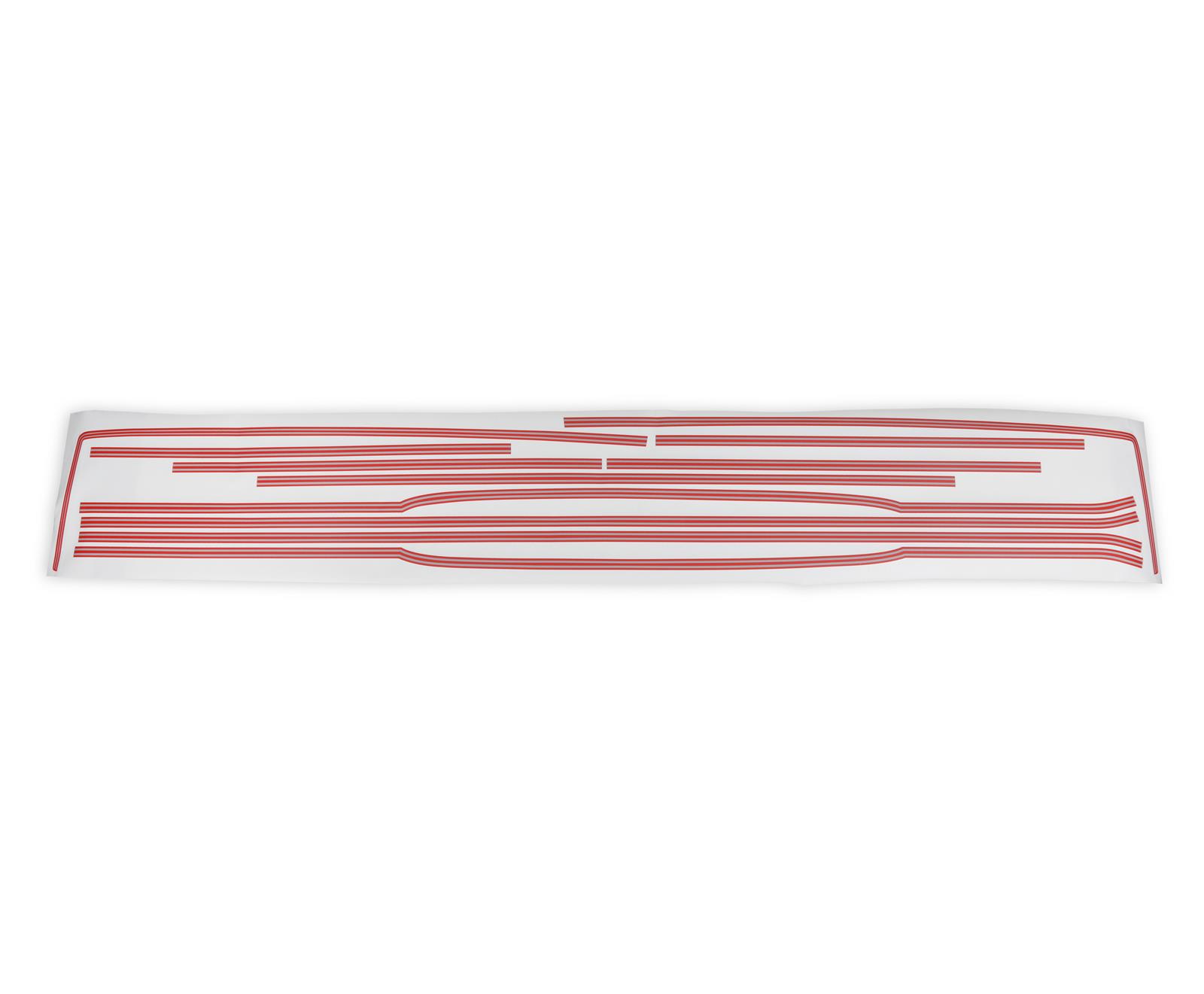 Brothers Trucks Stripe Kits 04-522 Vehicle Graphics, Break Stripes, Vermillion/Slate Gray, for Fenders, Tailgate, Doors, and All Bed Sides (Cut to Length), Chevy, GMC, Kit thumbnail 4
