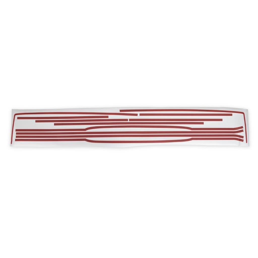 Brothers Trucks Paint Break Stripe Kits 04-524 Classic Truck Kit, Black/Red, Adhesive, Chevy, GMC, Kit thumbnail 4