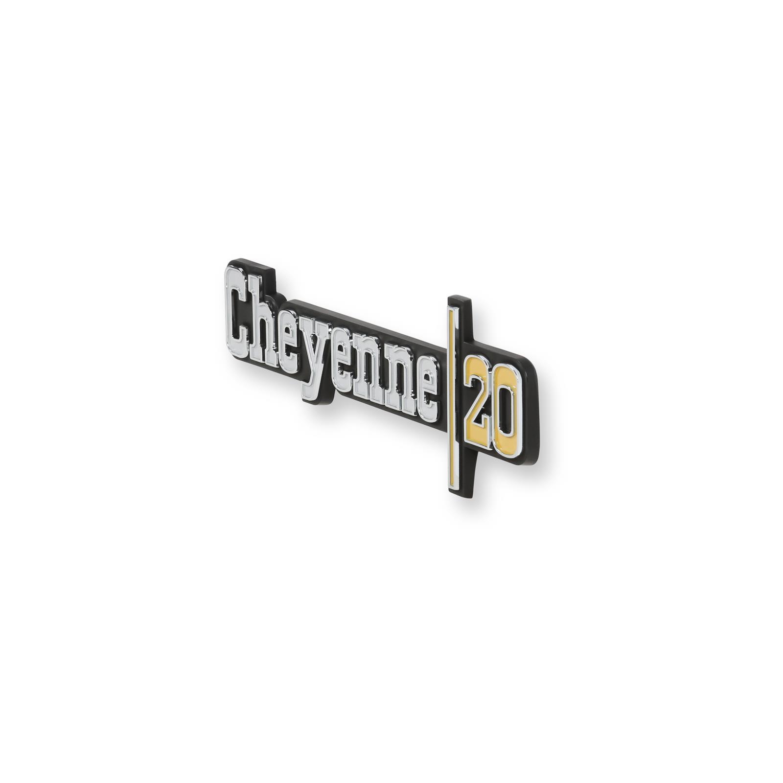 Brothers Trucks Emblems 04-538 Emblem, 1973-1974 C/K Cheyenne20 Fndr Emblm Pair thumbnail 5