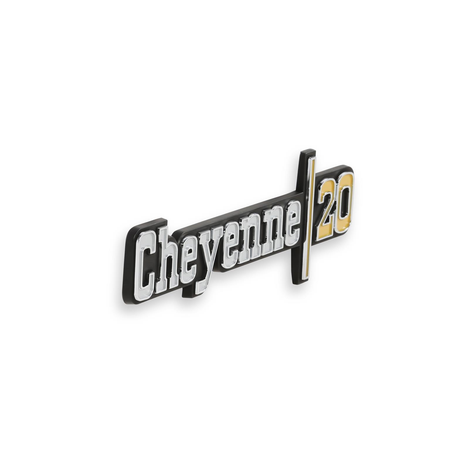 Brothers Trucks Emblems 04-538 Emblem, 1973-1974 C/K Cheyenne20 Fndr Emblm Pair thumbnail 4