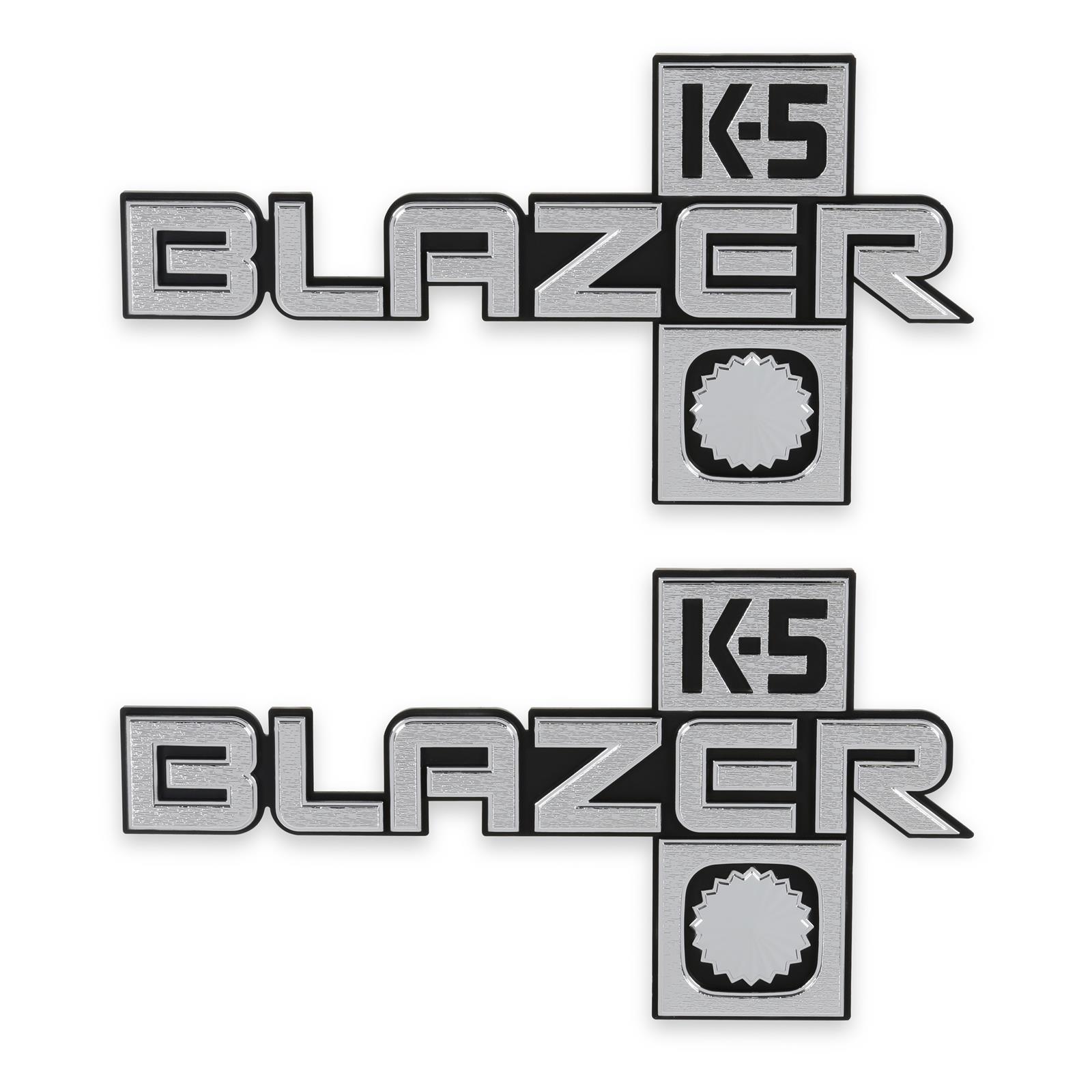 Brothers Trucks Emblems 04-548 Emblem, 1981-1988 C/K Blazer 4Wd Fndr Emblm Pair