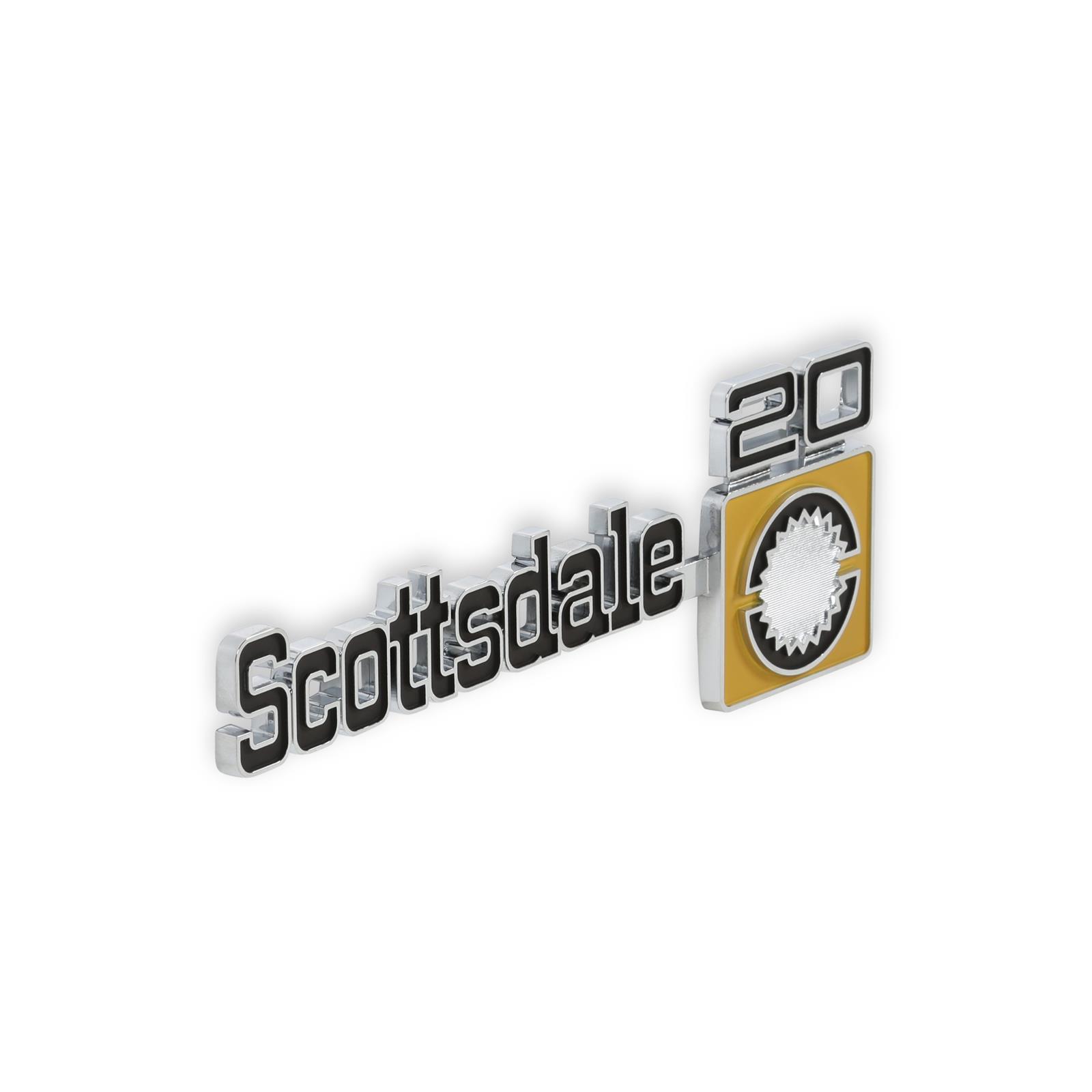 Brothers Trucks Emblems 04-556 Emblem, 1975-80 C/K Scottsdale20 Fndr Emblm Pair thumbnail 5