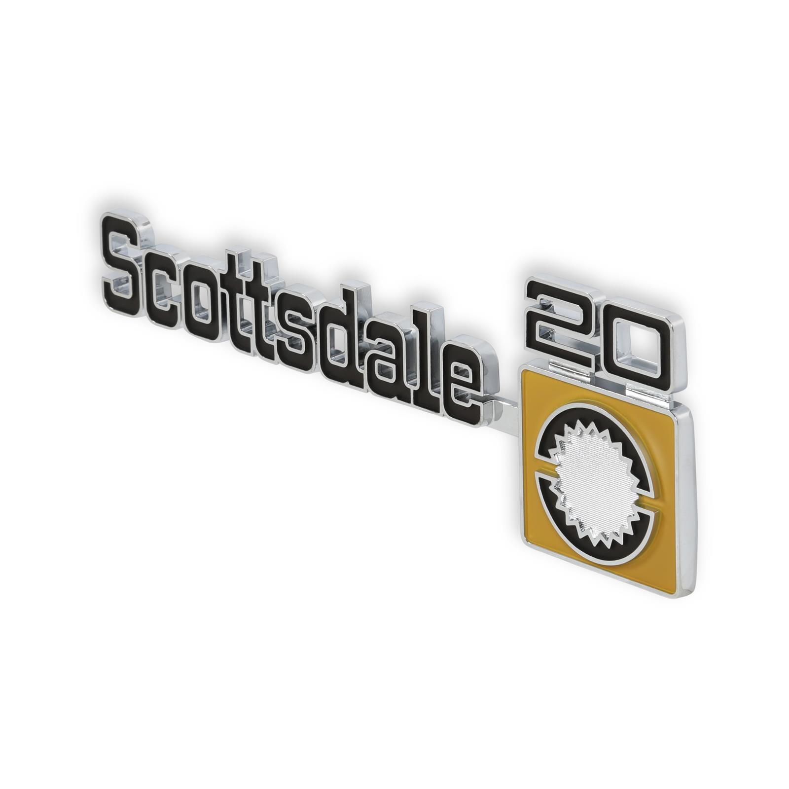 Brothers Trucks Emblems 04-556 Emblem, 1975-80 C/K Scottsdale20 Fndr Emblm Pair thumbnail 4