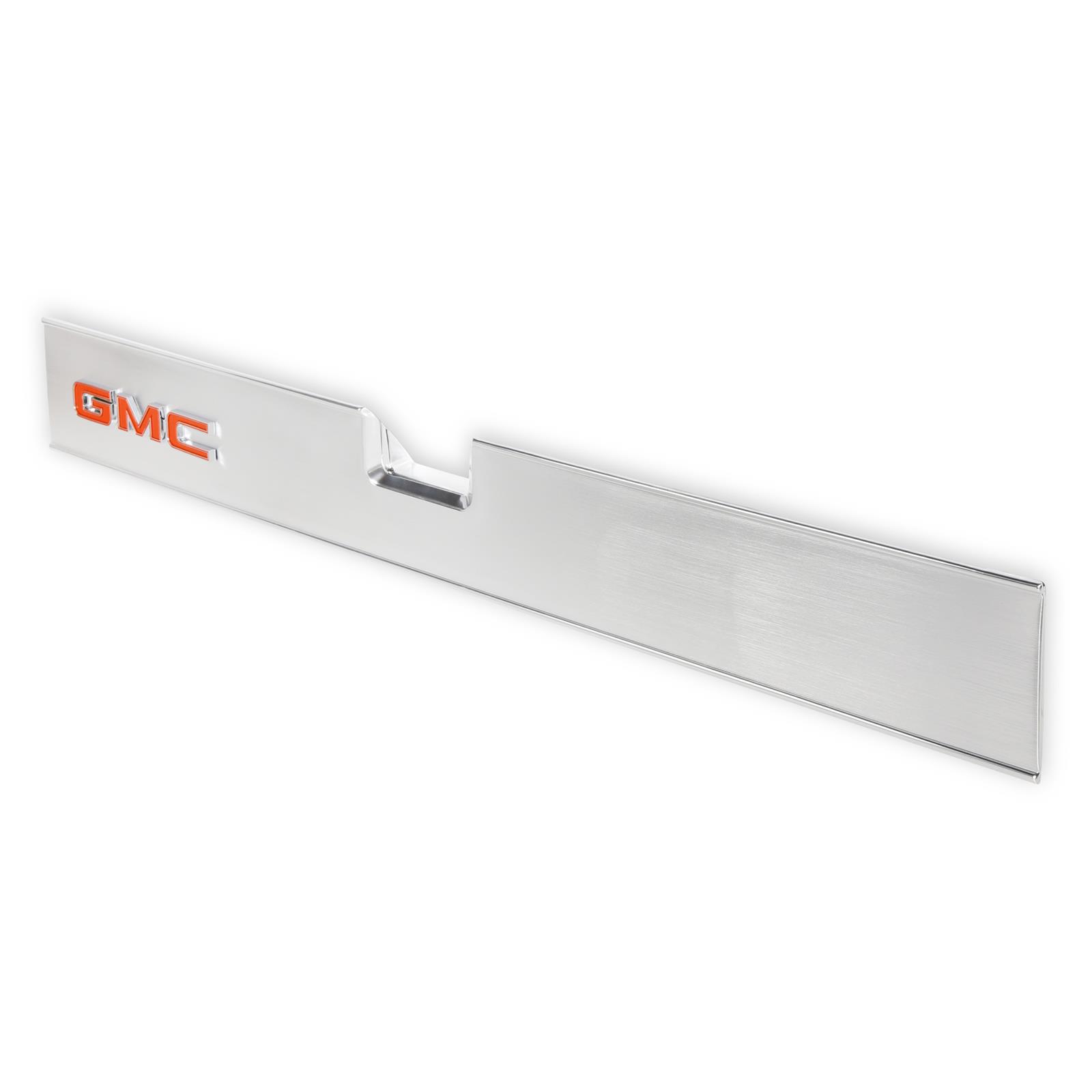 Brothers Trucks Tailgate Panels 04-561 Tail Gate Trim, 1973-1980 C/K GMC Tail Gate Panel, Brushed Aluminum, Each thumbnail 4