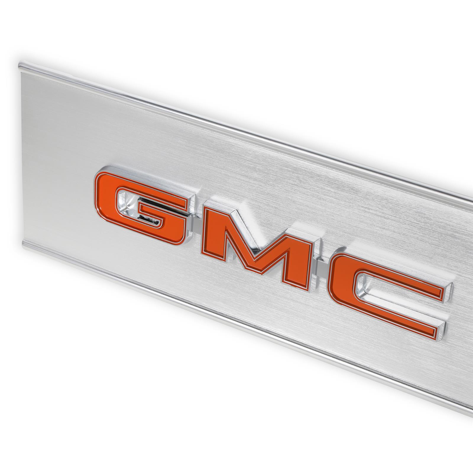 Brothers Trucks Tailgate Panels 04-561 Tail Gate Trim, 1973-1980 C/K GMC Tail Gate Panel, Brushed Aluminum, Each