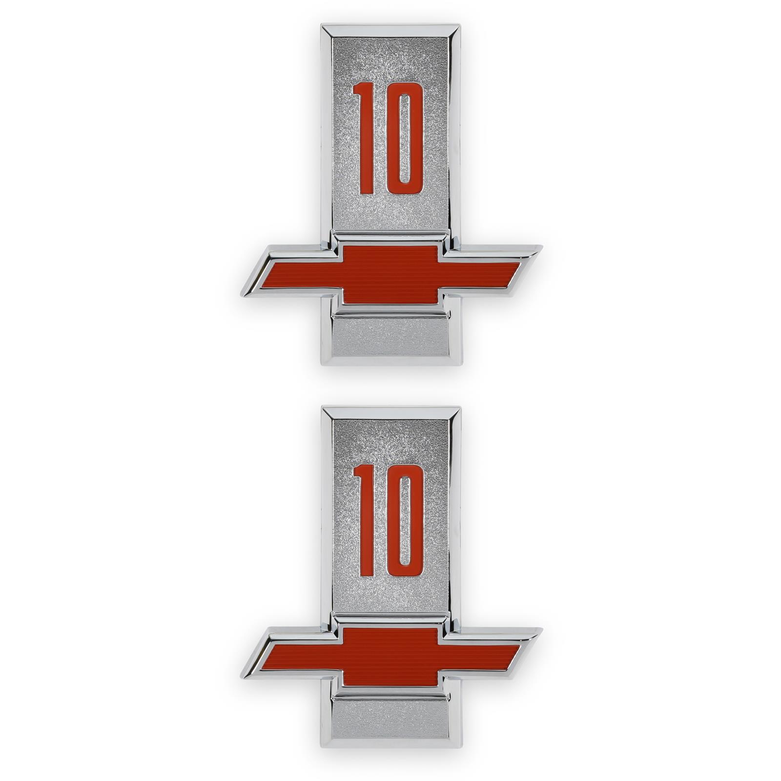 Brothers Trucks Emblems 04-566 Emblem, 1963 C/K 10 Fender Emblem Pair thumbnail 2