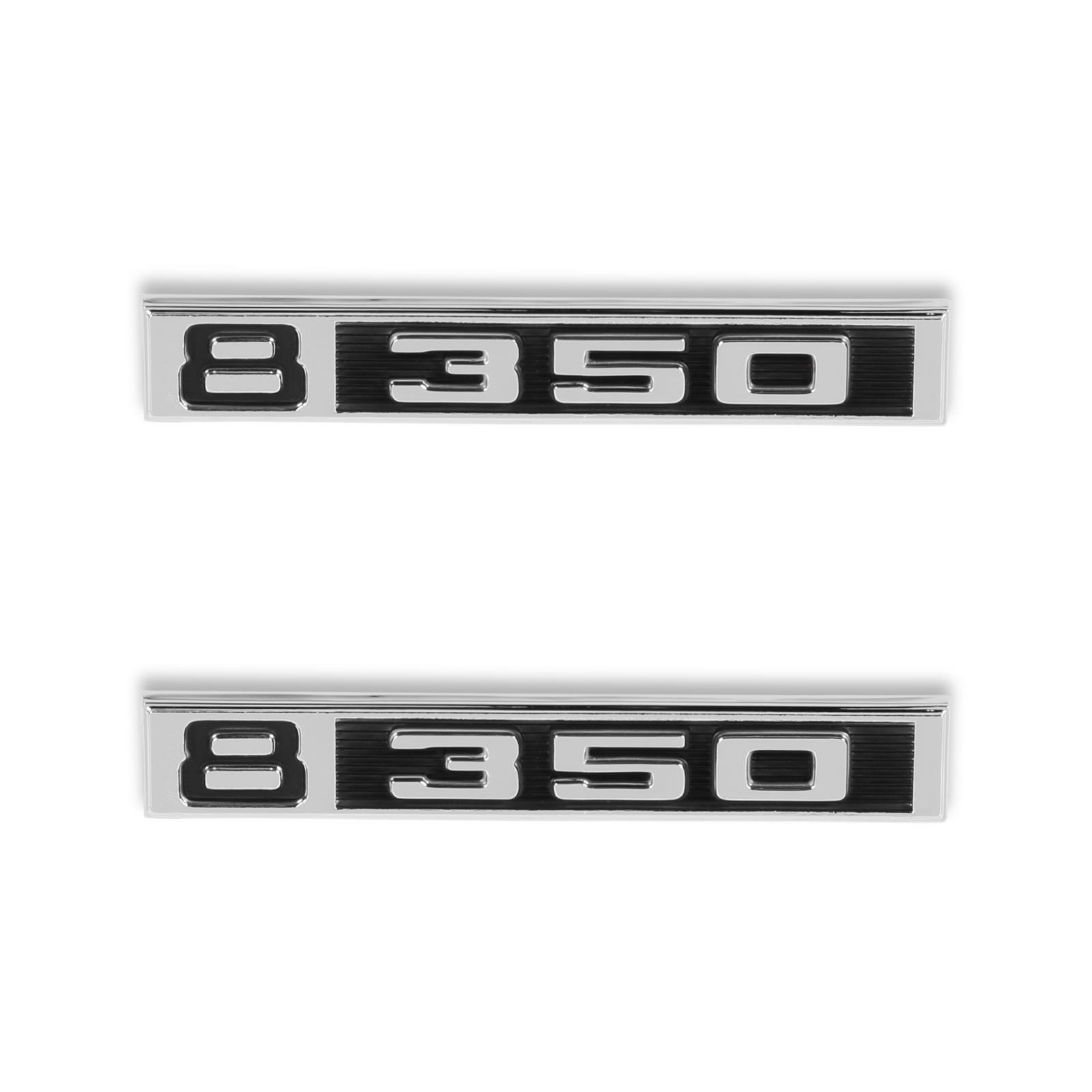 Brothers Trucks Emblems 04-581 Emblem, 1969-1972 C/K 8/350 Fender Emblem Pair thumbnail 2