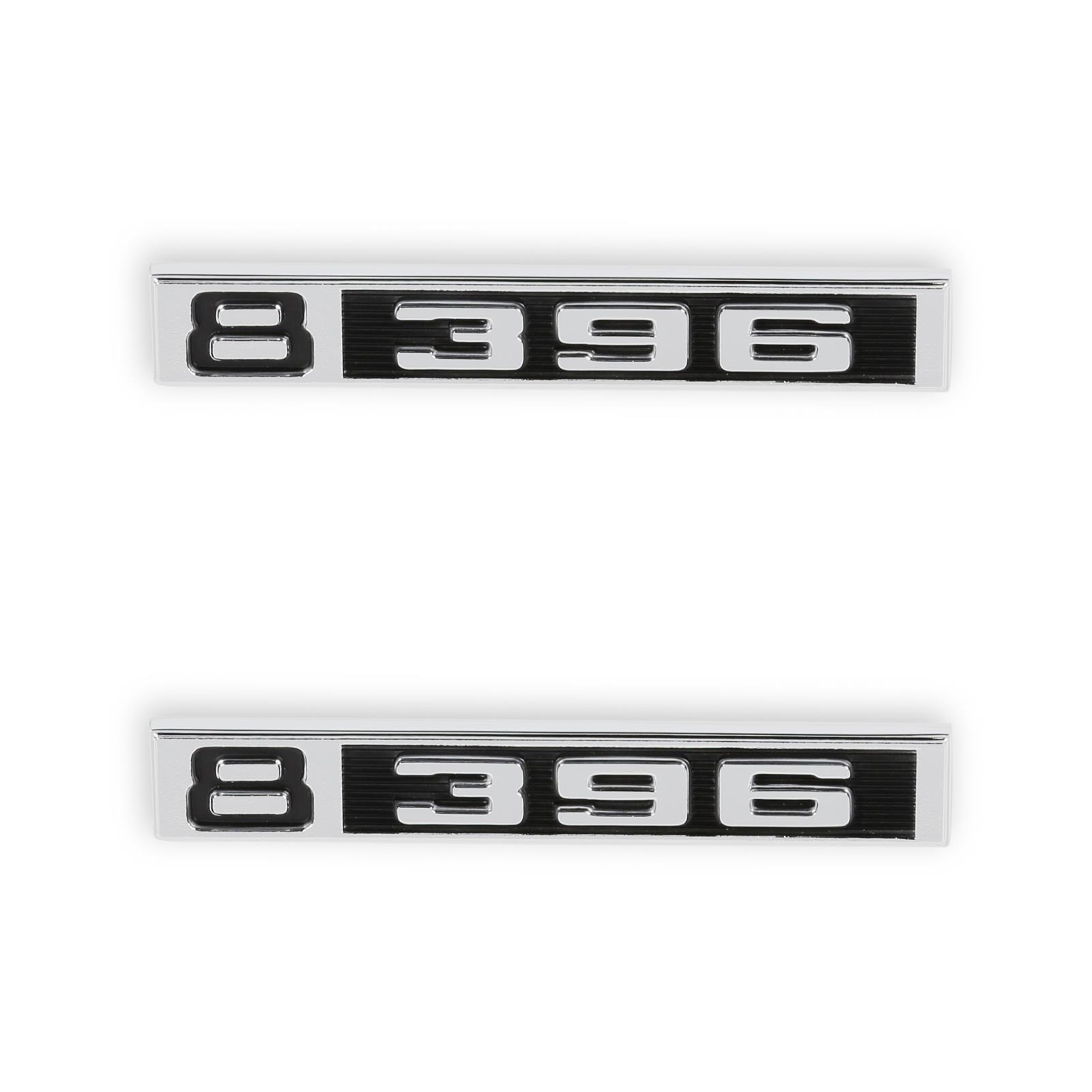 Brothers Trucks Emblems 04-582 Emblem, 1969-1972 C/K 8/396 Fender Emblem Pair thumbnail 2
