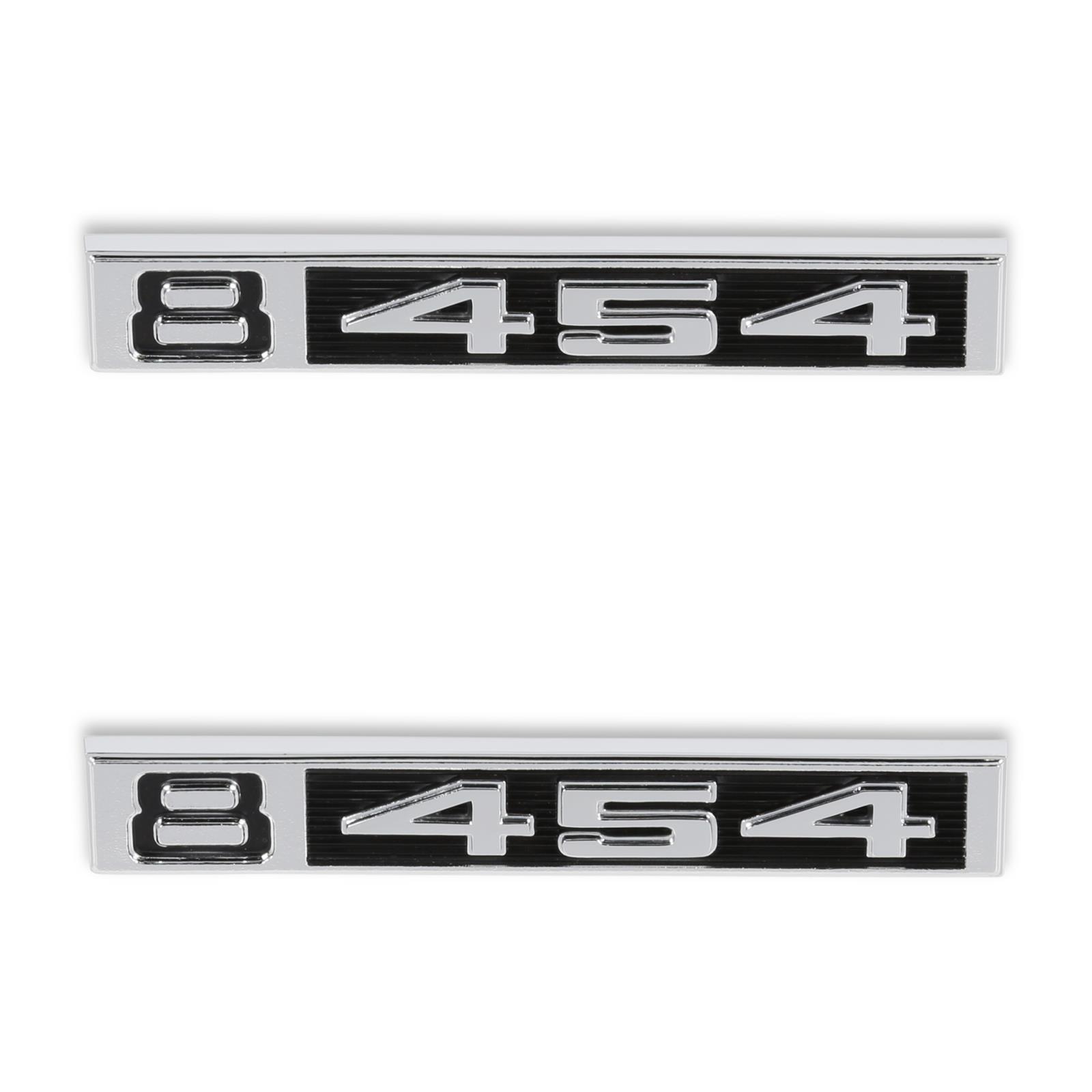 Brothers Trucks Emblems 04-584 Emblem, 1969-1972 C/K 8/454 Fender Emblem Pair