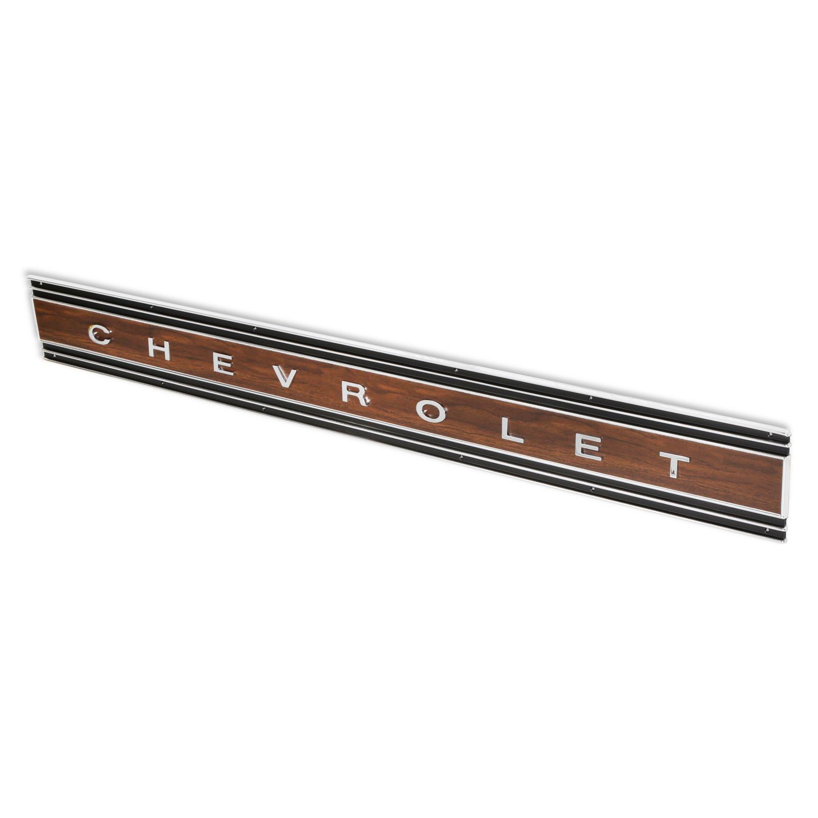 Brothers Trucks Tailgate Panels 04-588 Tail Gate Trim, 1969-1972 C/K Chevy Tail Gate Panel, Wood Grain, Each thumbnail 5