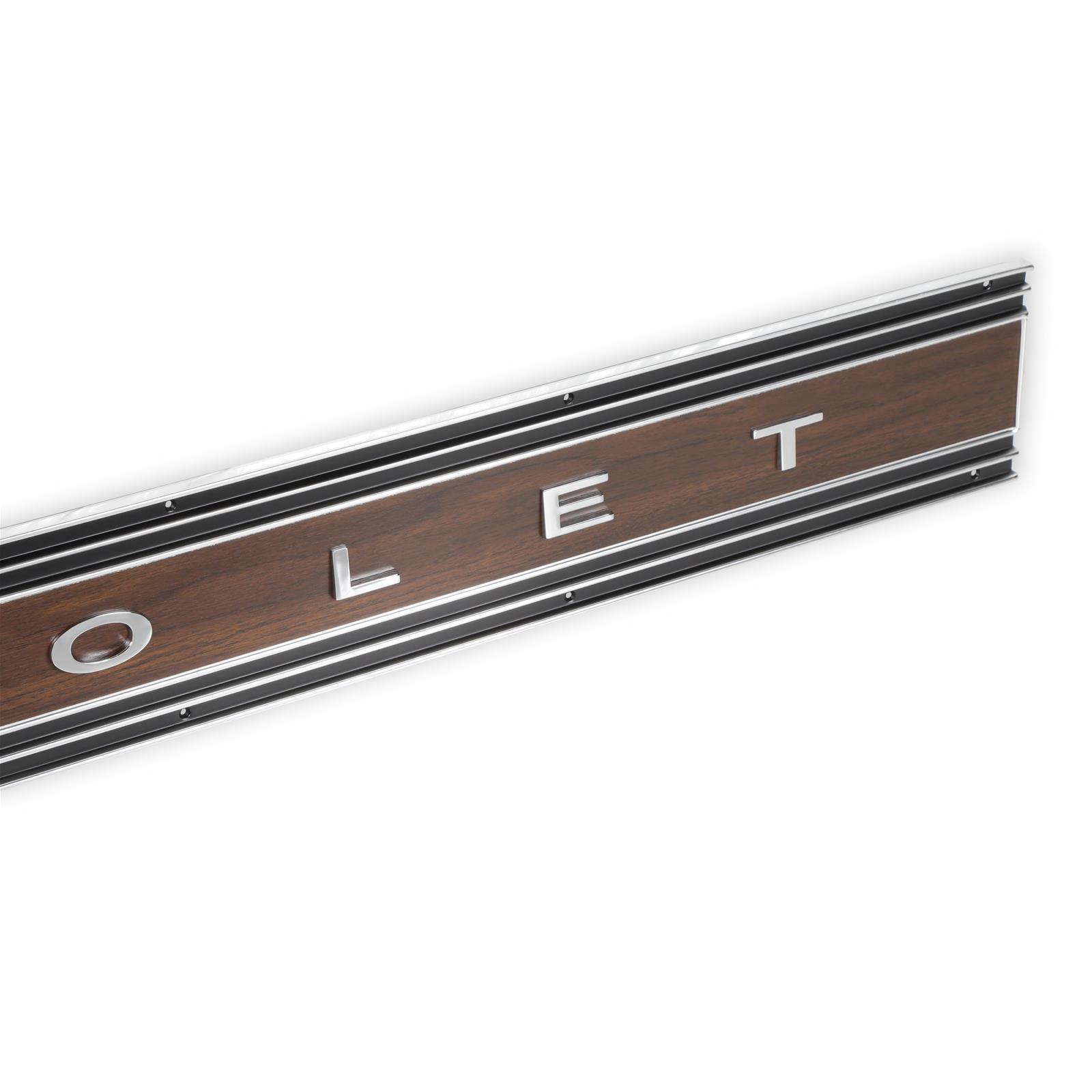 Brothers Trucks Tailgate Panels 04-588 Tail Gate Trim, 1969-1972 C/K Chevy Tail Gate Panel, Wood Grain, Each thumbnail 4