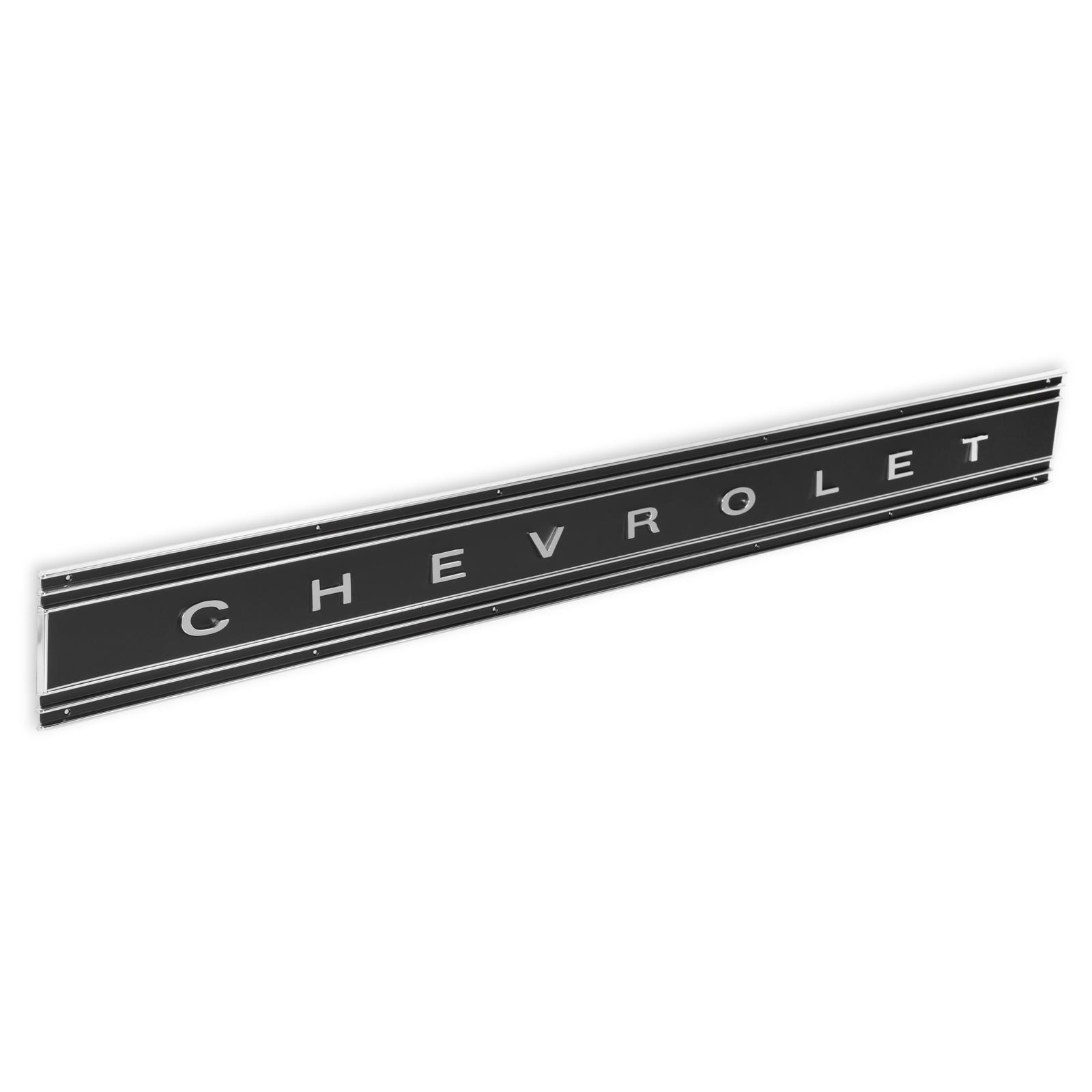 Brothers Trucks Tailgate Panels 04-589 Tail Gate Trim, 1969-1972 C/K Chevy Tail Gate Panel, Black, Each thumbnail 6