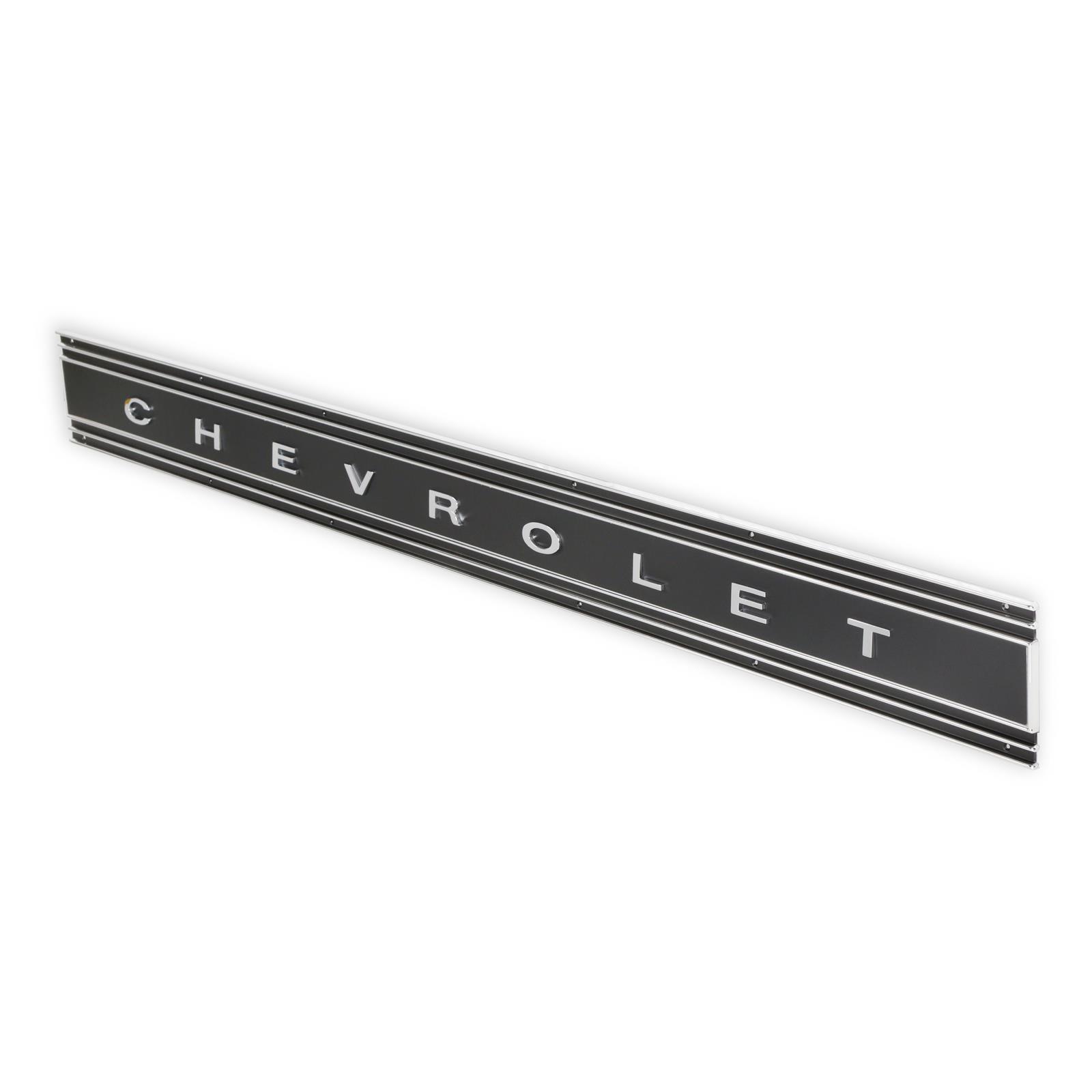 Brothers Trucks Tailgate Panels 04-589 Tail Gate Trim, 1969-1972 C/K Chevy Tail Gate Panel, Black, Each thumbnail 5