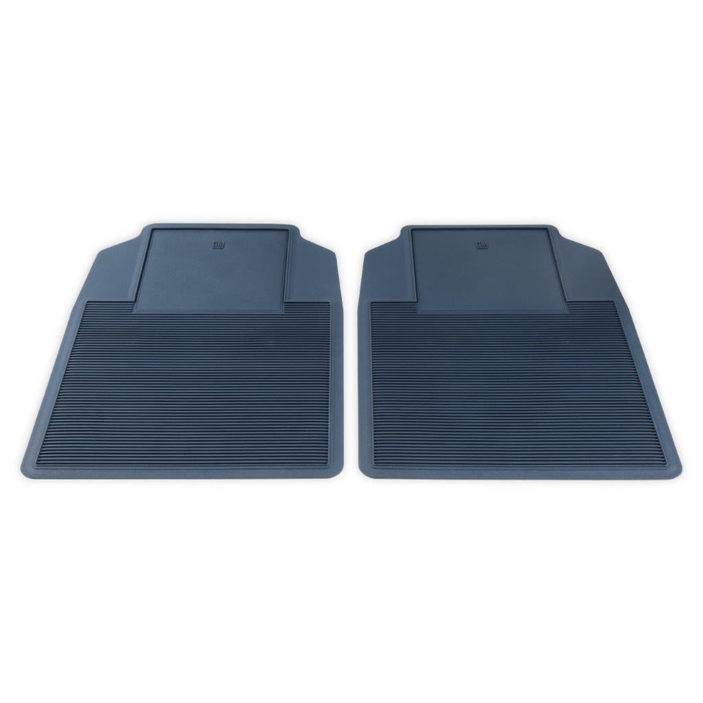 Brothers Trucks Floor Mats 05-100BL Mats, Classic Truck, Front Seat, PVC Rubber, Blue, Chevy, GMC, Pair thumbnail 6