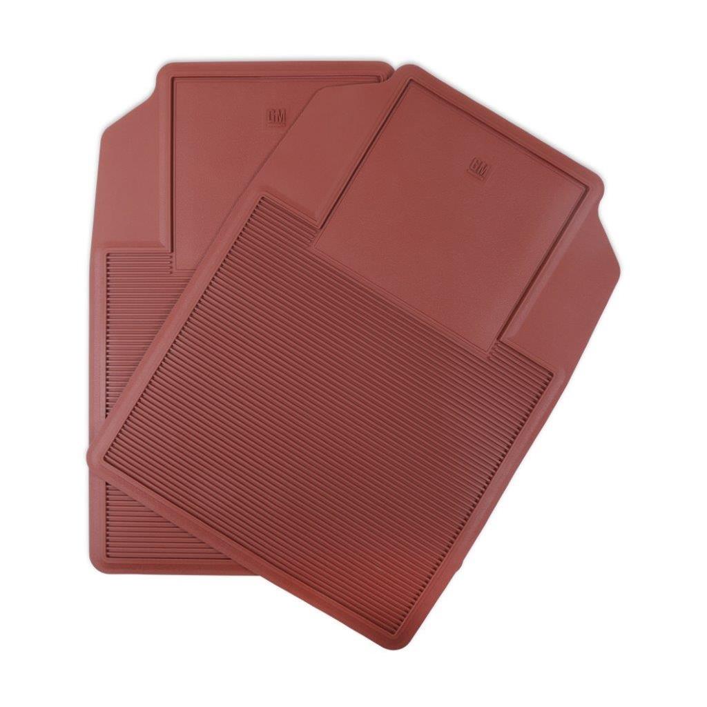 Brothers Trucks Floor Mats 05-100MN Mats, Classic Truck, Front Seat, PVC Rubber, Marroon, Chevy, GMC, Pair thumbnail 2