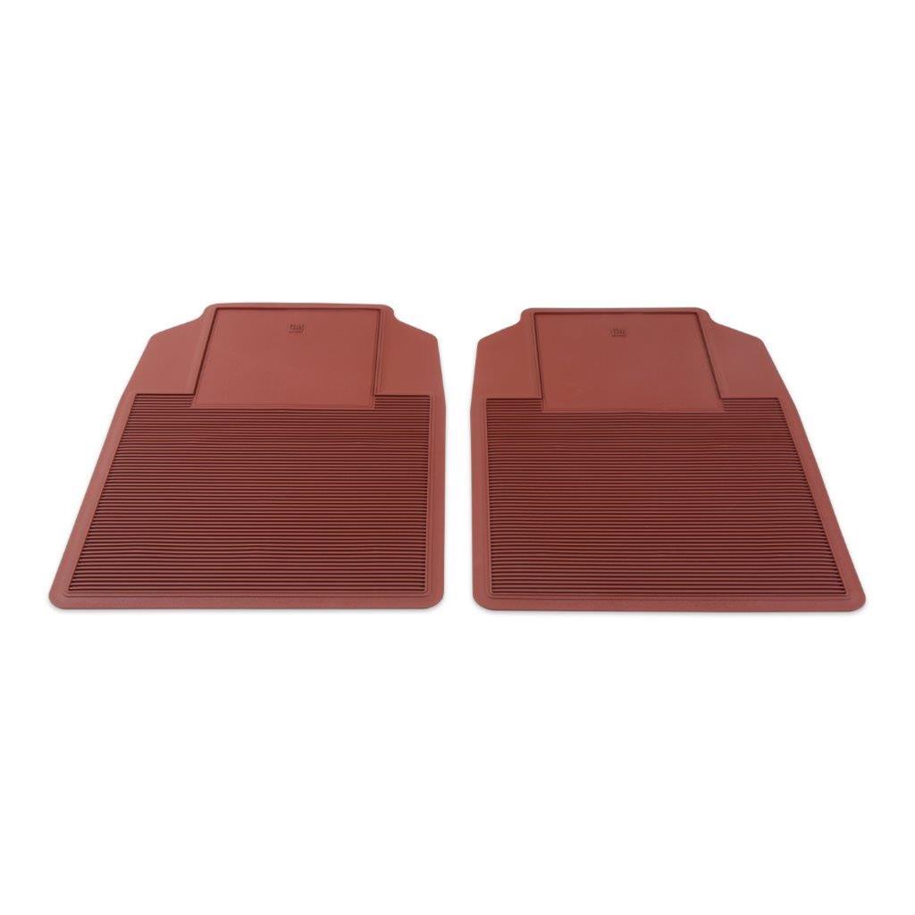 Brothers Trucks Floor Mats 05-100MN Mats, Classic Truck, Front Seat, PVC Rubber, Marroon, Chevy, GMC, Pair thumbnail 5