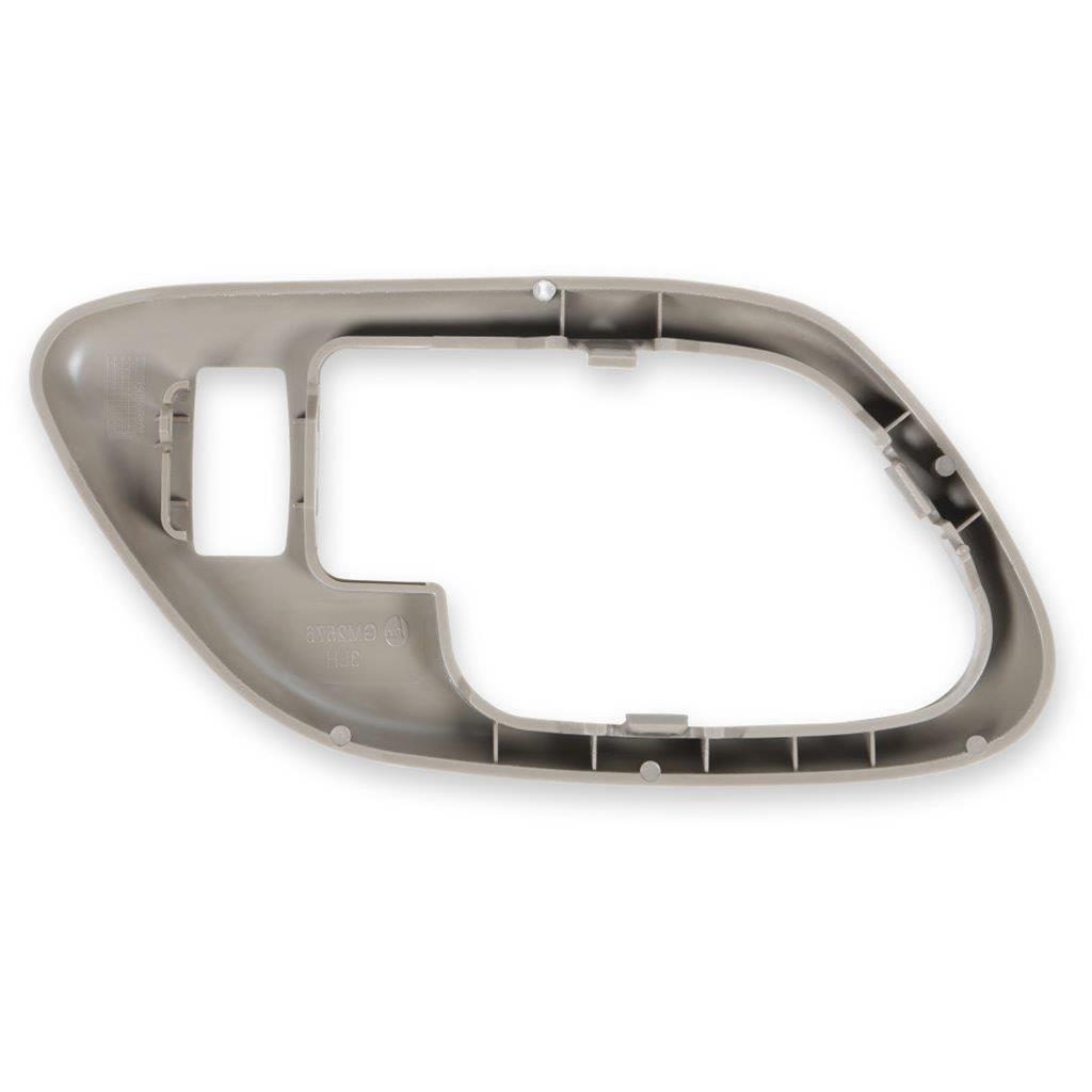 Brothers Trucks GMT400 Inside Door Handle Bezels 05-137 Interior Bezel, Beige, Plastic, Right, Passenger Side, Front, With Power Lock Hole, Each thumbnail 3