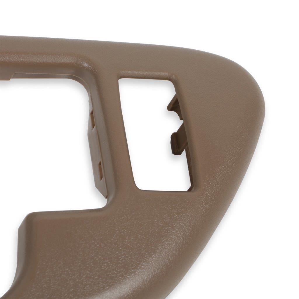 Brothers Trucks GMT400 Inside Door Handle Bezels 05-139 Interior Bezel, Brown, Plastic, Right, Passenger Side, Front, With Power Lock Hole, Each