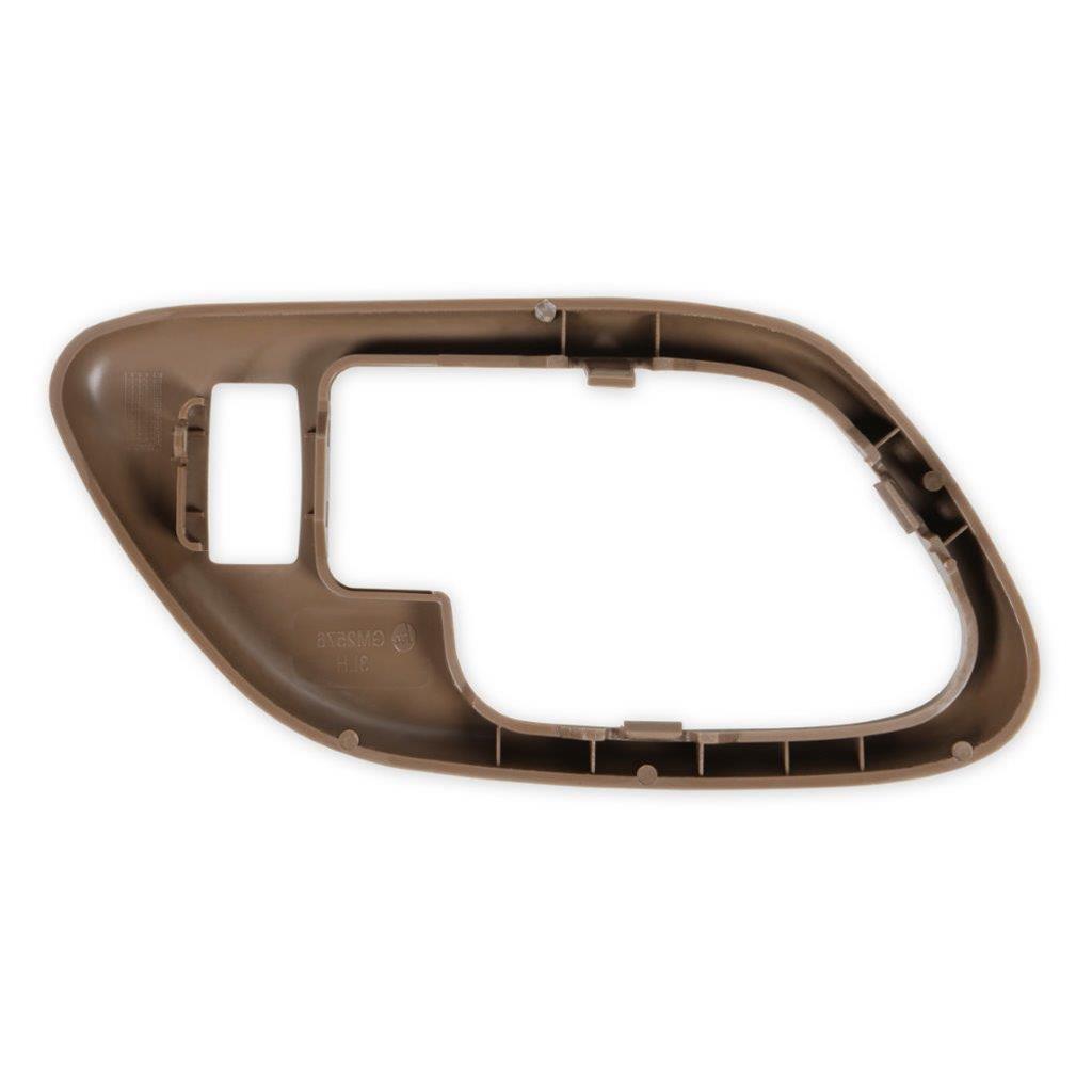 Brothers Trucks GMT400 Inside Door Handle Bezels 05-139 Interior Bezel, Brown, Plastic, Right, Passenger Side, Front, With Power Lock Hole, Each thumbnail 4