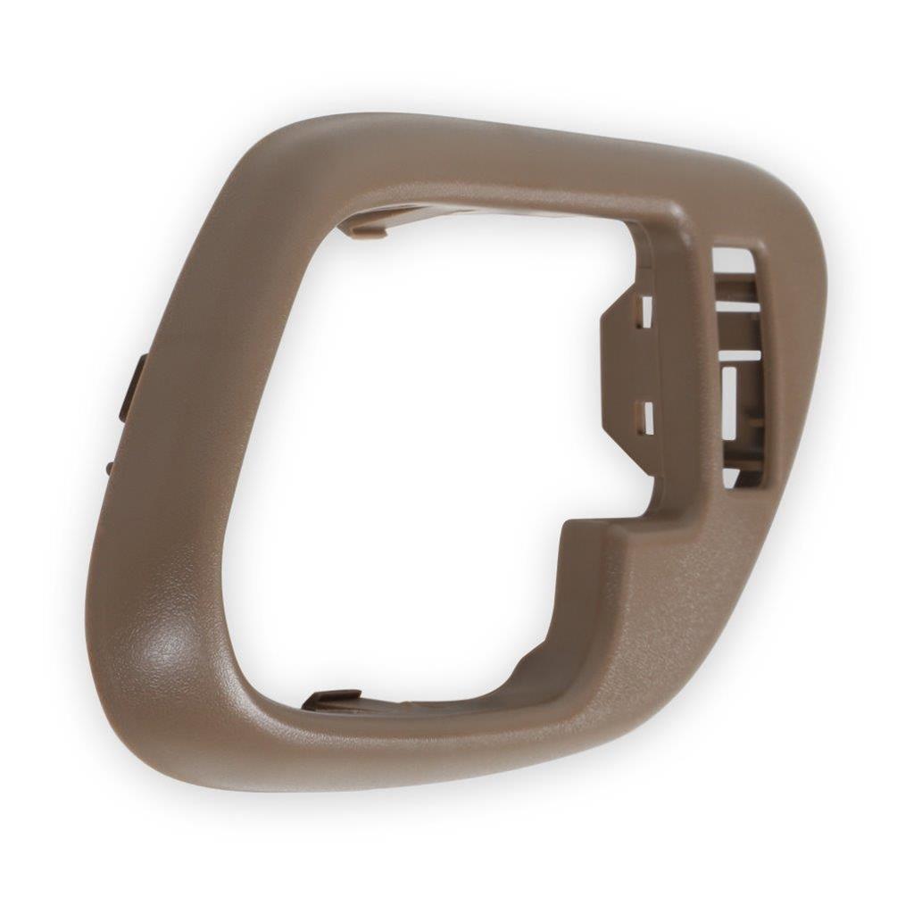 Brothers Trucks GMT400 Inside Door Handle Bezels 05-139 Interior Bezel, Brown, Plastic, Right, Passenger Side, Front, With Power Lock Hole, Each thumbnail 3