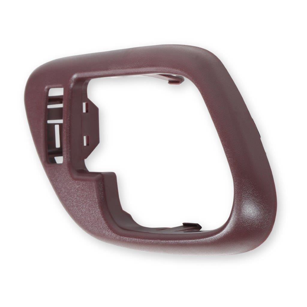 Brothers Trucks GMT400 Inside Door Handle Bezels 05-140 Interior Bezel, Maroon, Plastic, Left, Driver Side, Front, With Power Lock Hole, Each thumbnail 3