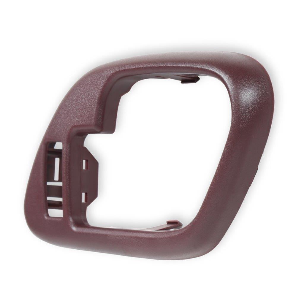 Brothers Trucks GMT400 Inside Door Handle Bezels 05-141 Interior Bezel, Maroon, Plastic, Right, Passenger Side, Front, With Power Lock Hole, Each thumbnail 3