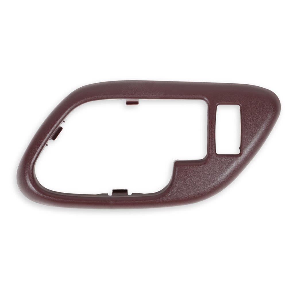 Brothers Trucks GMT400 Inside Door Handle Bezels 05-141 Interior Bezel, Maroon, Plastic, Right, Passenger Side, Front, With Power Lock Hole, Each thumbnail 4