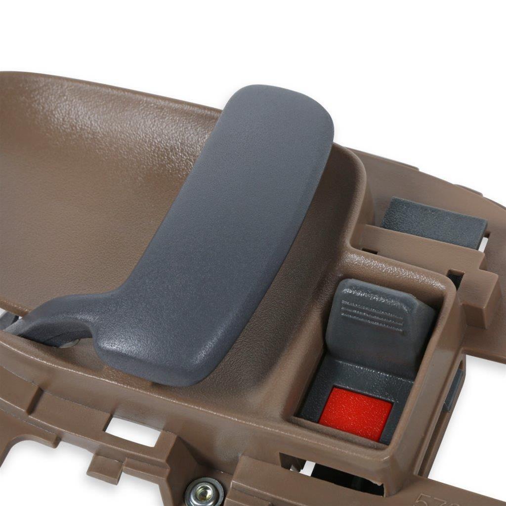 Brothers Trucks GMT400 Inside Door Handles 05-154 Handle, Interior, Plastic, Brown, Front, Left, Driver Side, Chevrolet, GMC, Each
