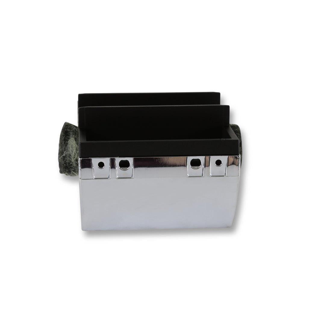 Brothers Trucks Air Vent Outlets 05-157 Dash Outlet, Square, Plastic, Black and Chrome, Driver Side, Chevy, GMC, Each thumbnail 3