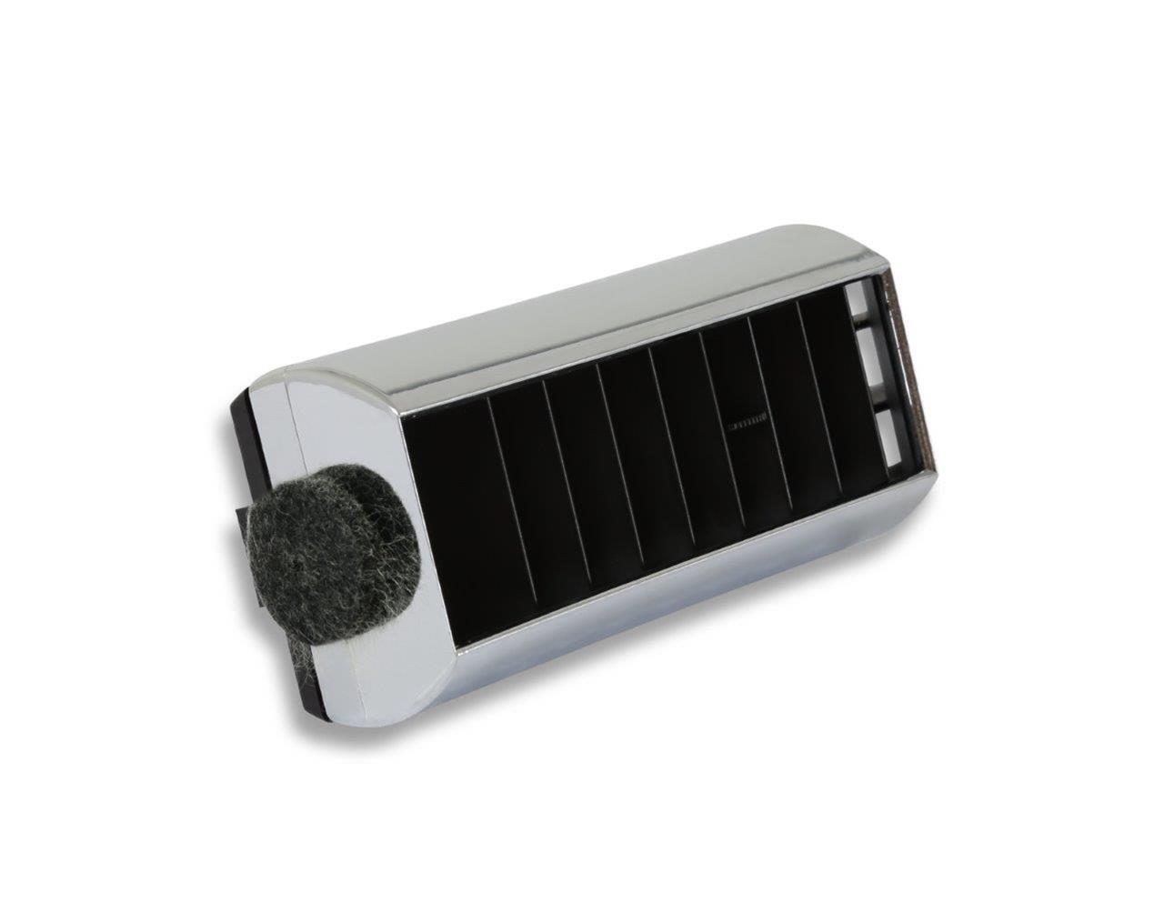 Brothers Trucks Air Vent Outlets 05-161 Dash Outlet, Rectangular, Plastic, Black and Chrome, Passenger Side, Chevy, GMC, Each