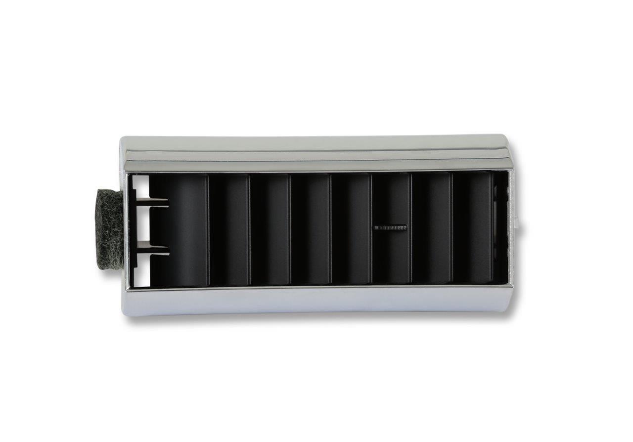Brothers Trucks Air Vent Outlets 05-161 Dash Outlet, Rectangular, Plastic, Black and Chrome, Passenger Side, Chevy, GMC, Each thumbnail 3