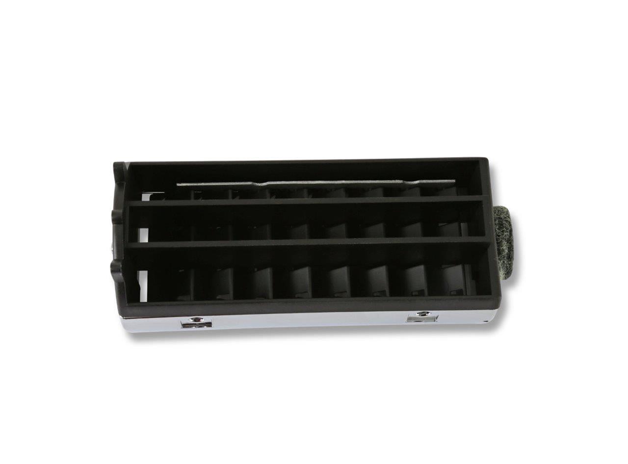 Brothers Trucks Air Vent Outlets 05-161 Dash Outlet, Rectangular, Plastic, Black and Chrome, Passenger Side, Chevy, GMC, Each thumbnail 2