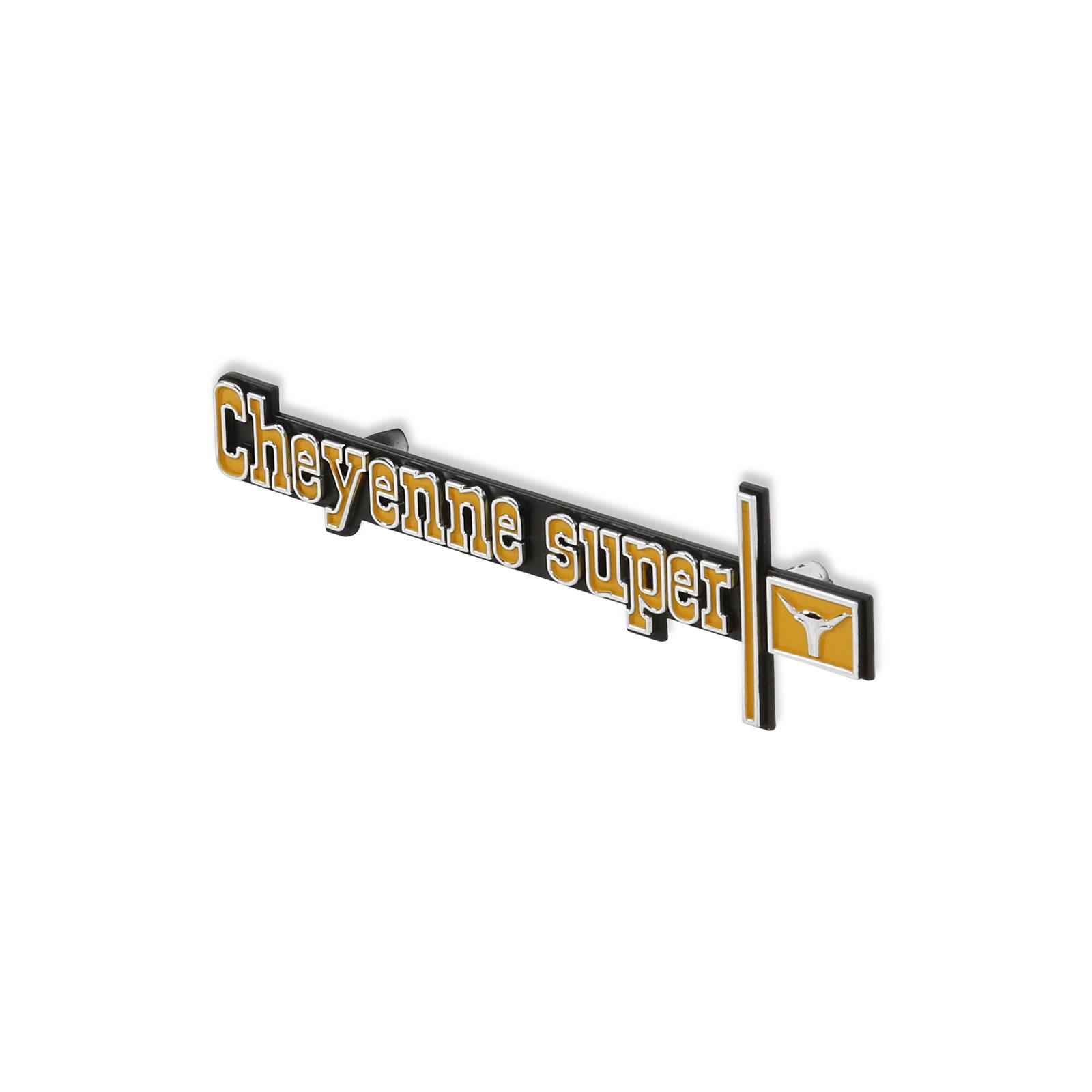 Brothers Trucks Emblems 05-183 Emblem, 1973-1974 C/K Cheyenne Super Dash Emblem thumbnail 2
