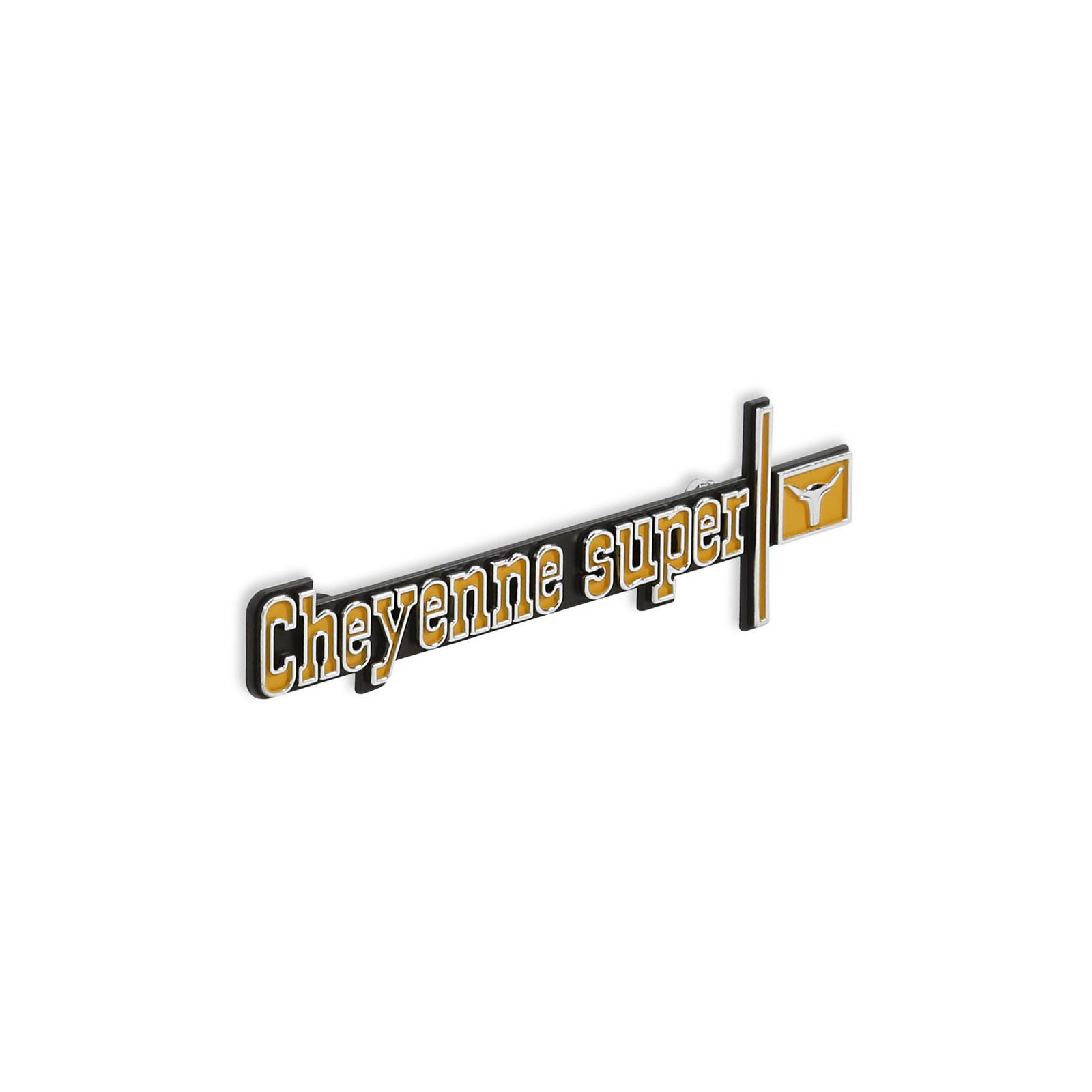 Brothers Trucks Emblems 05-183 Emblem, 1973-1974 C/K Cheyenne Super Dash Emblem thumbnail 3