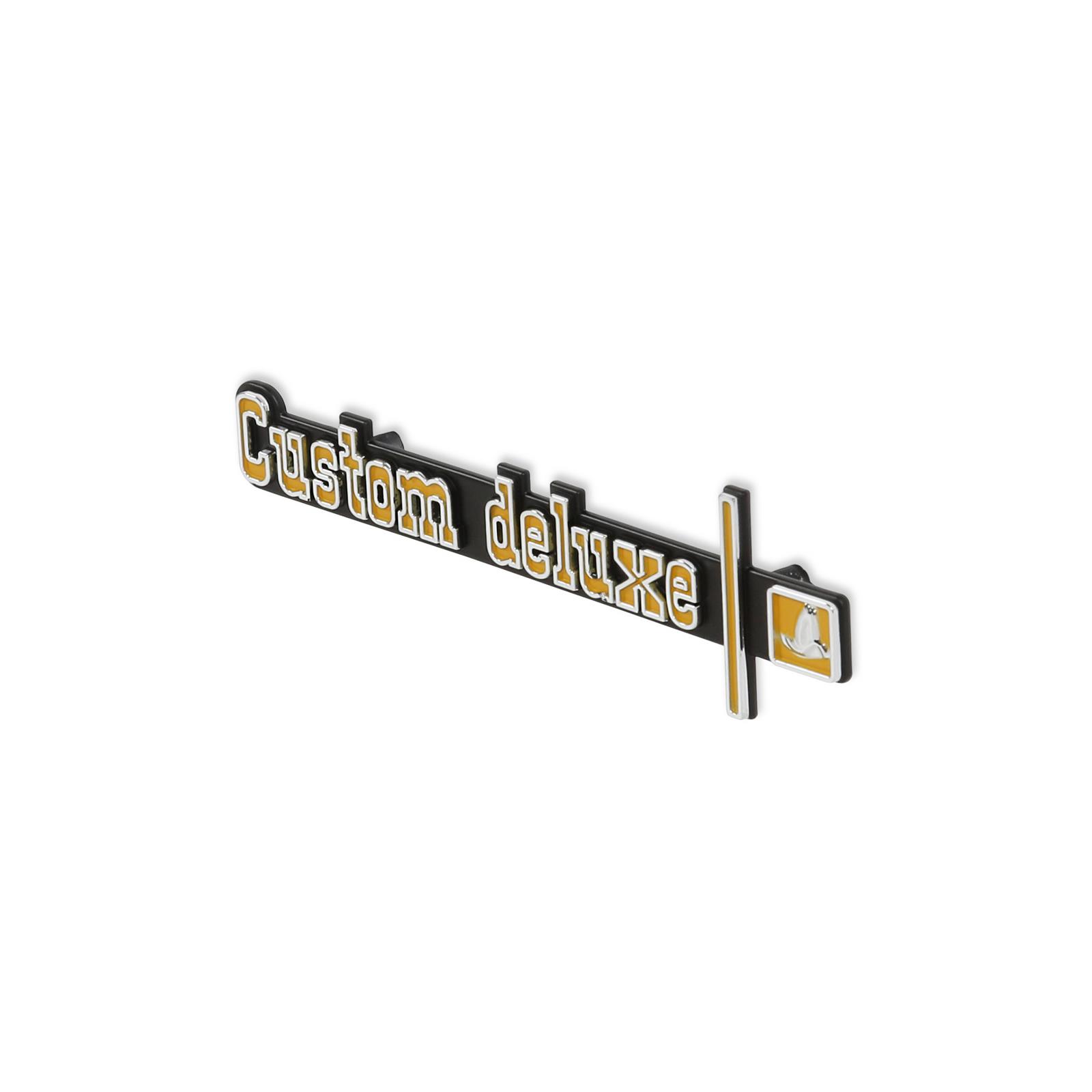 Brothers Trucks Emblems 05-184 Emblem, 1973-1974 C/K Custom Deluxe Dash Emblem thumbnail 4