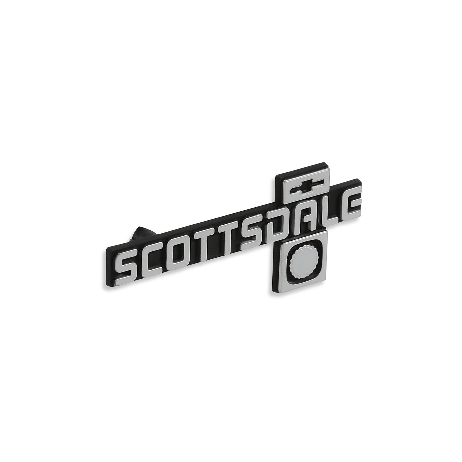 Brothers Trucks Emblems 05-187 Emblem, 1981-1987 C/K Scottsdale Dash Emblem thumbnail 3