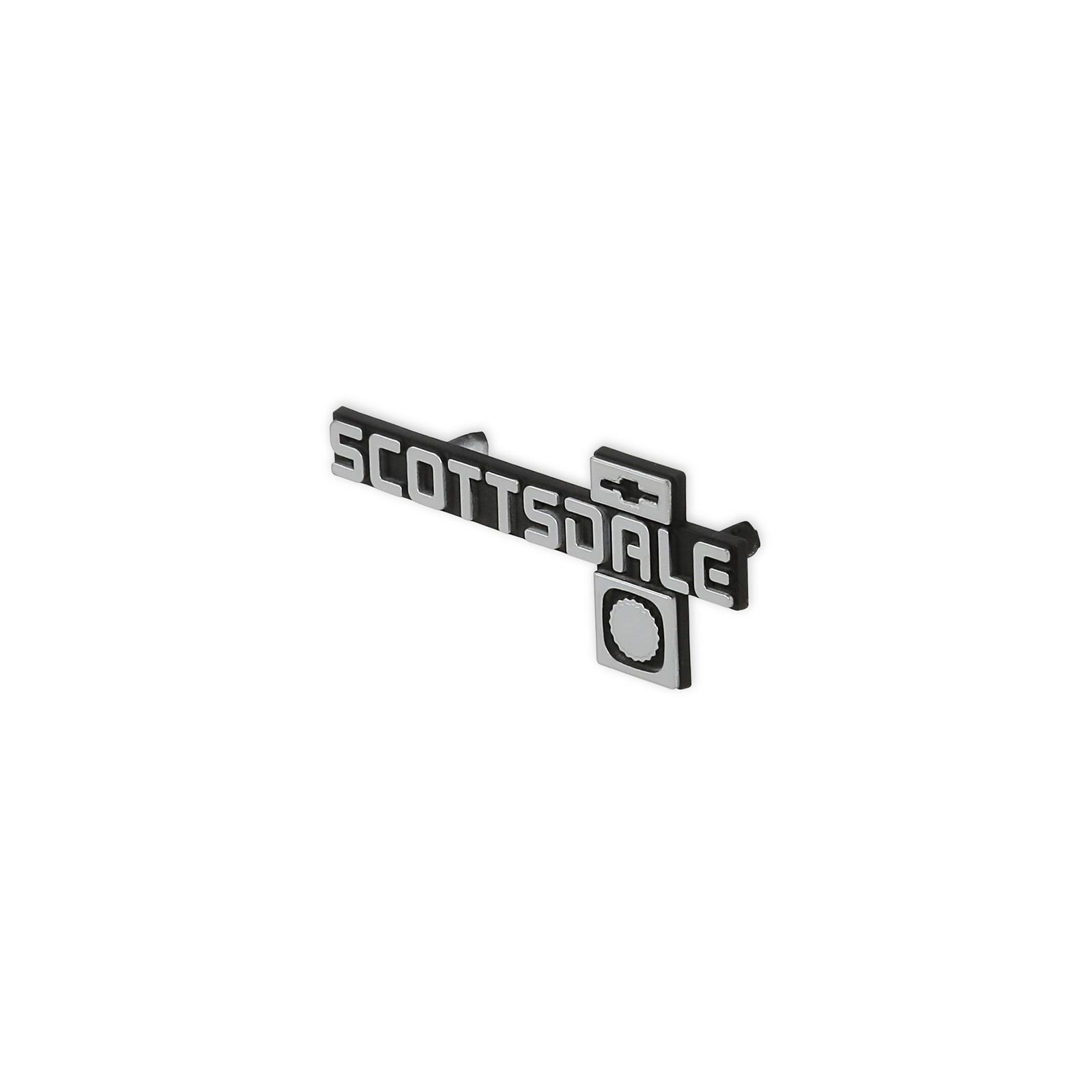 Brothers Trucks Emblems 05-187 Emblem, 1981-1987 C/K Scottsdale Dash Emblem thumbnail 5
