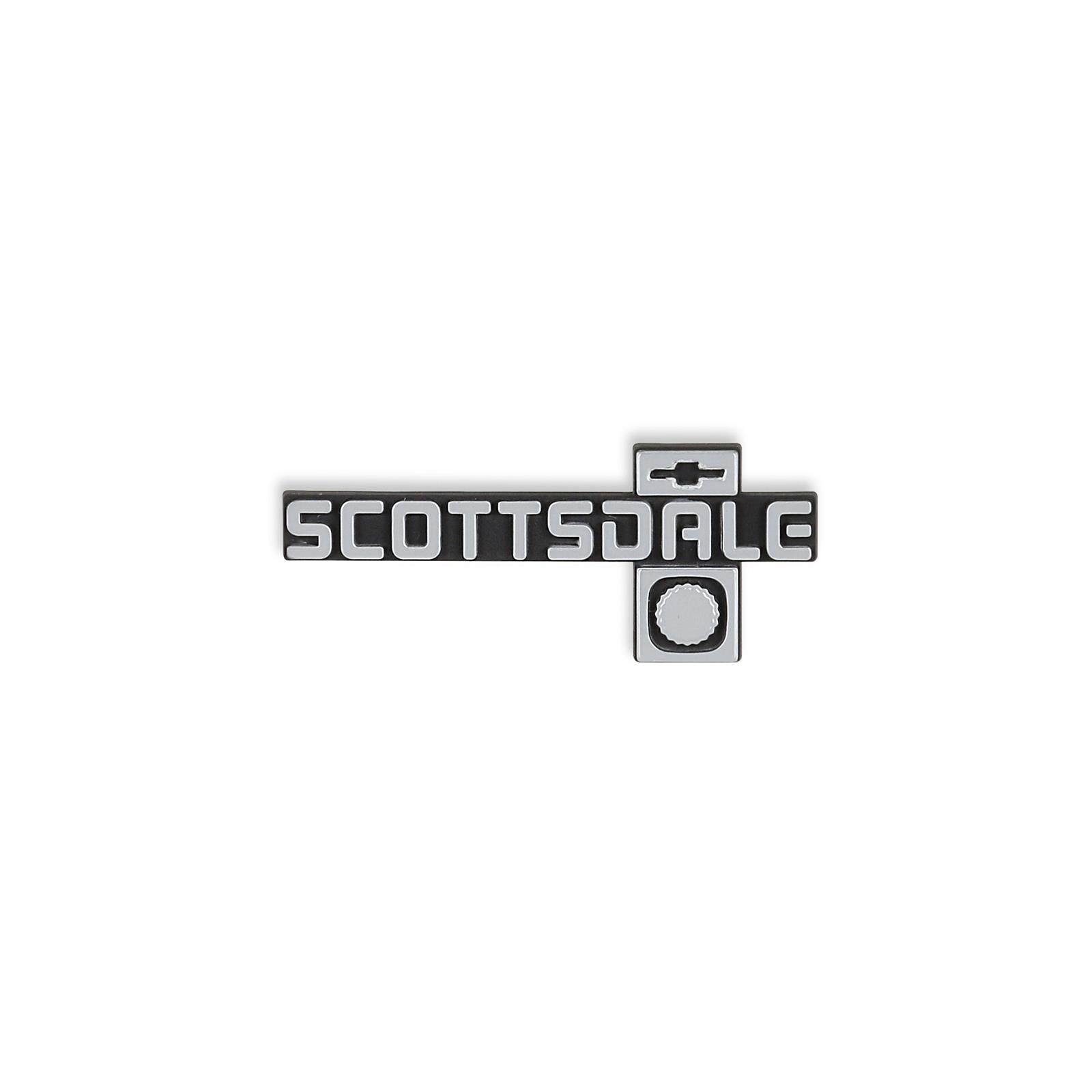 Brothers Trucks Emblems 05-187 Emblem, 1981-1987 C/K Scottsdale Dash Emblem thumbnail 4