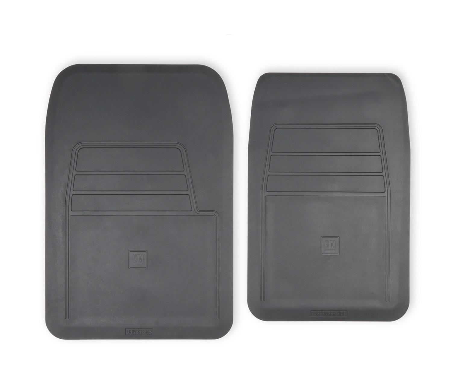 Brothers Trucks Floor Mats 05-200 Mats, PVC Rubber, Chevy GMC, Front, Black, Pair thumbnail 2