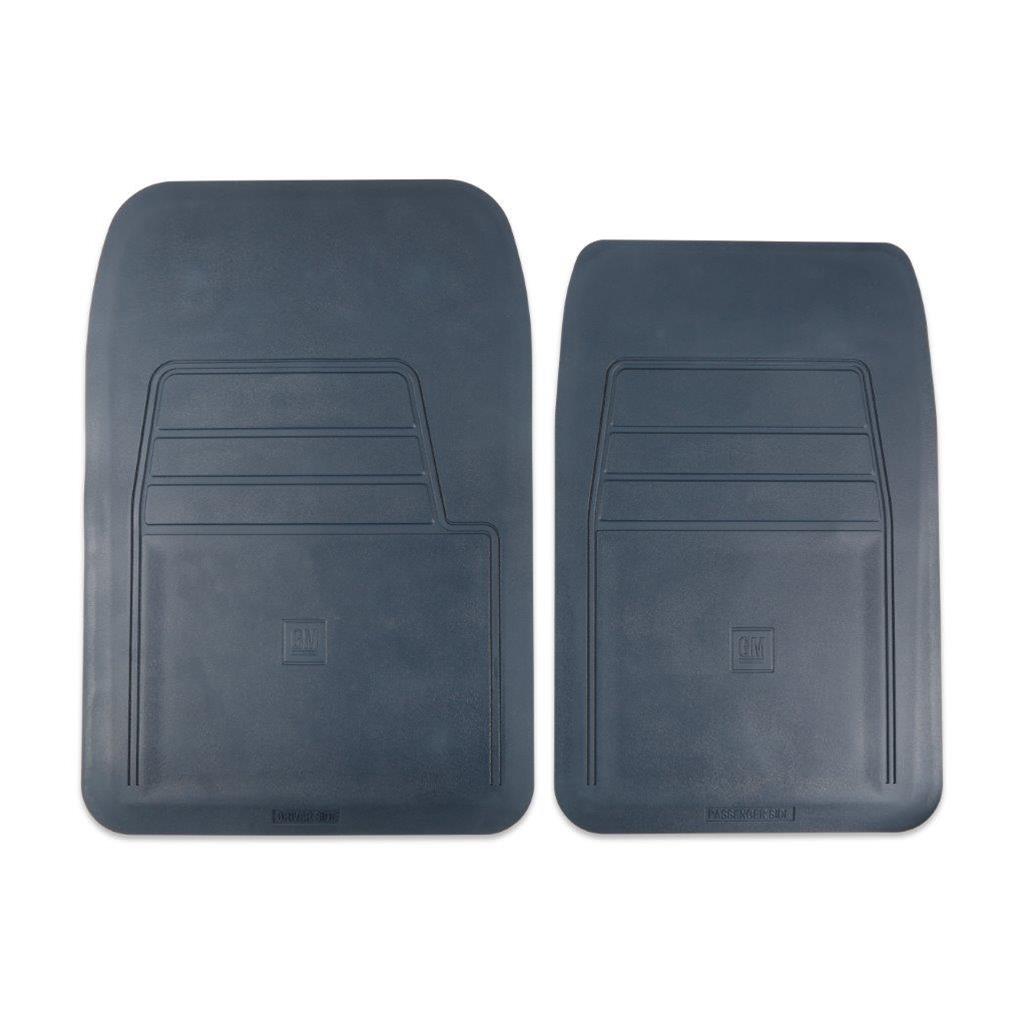 Brothers Trucks Floor Mats 05-200BL Mats, Classic Truck, Front Seat, PVC Rubber, Blue, Chevy, GMC, Pair thumbnail 6