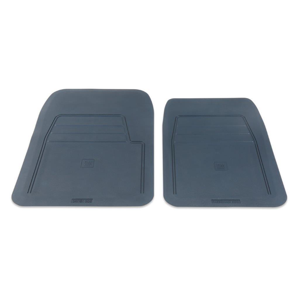Brothers Trucks Floor Mats 05-200BL Mats, Classic Truck, Front Seat, PVC Rubber, Blue, Chevy, GMC, Pair thumbnail 7