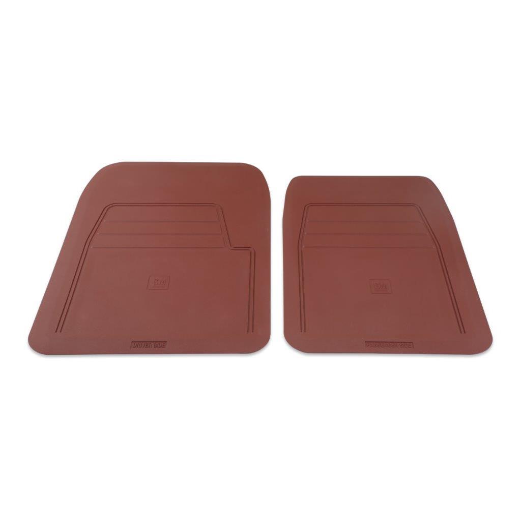 Brothers Trucks Floor Mats 05-200MN Mats, Classic Truck, Front Seat, PVC Rubber, Maroon, Chevy, GMC, Pair thumbnail 5