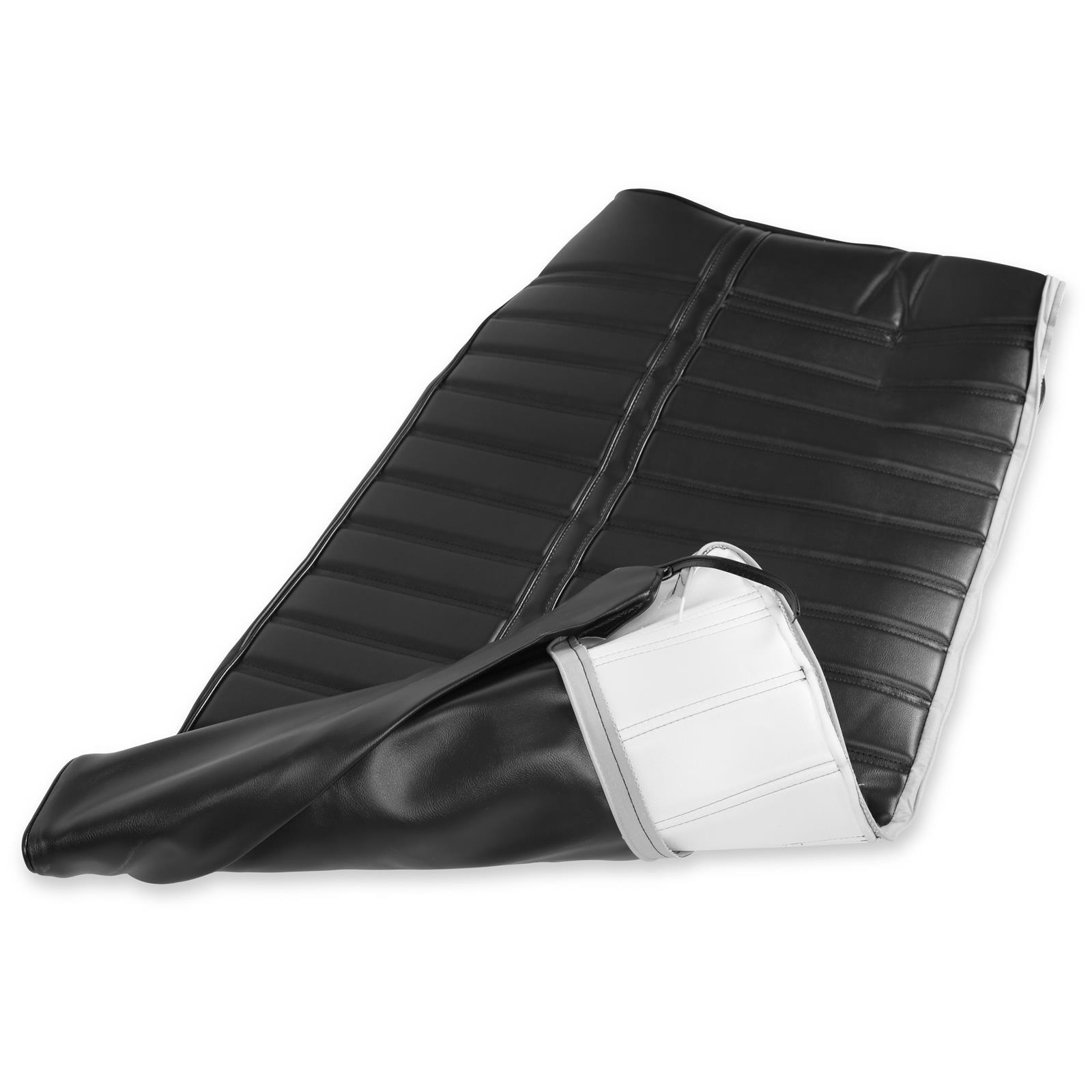 Brothers Trucks Seat Upholstery 05-285 Upholstery, Bench Type, Vinyl, Black, Madrid Grain, Chevrolet, GMC, Each thumbnail 4