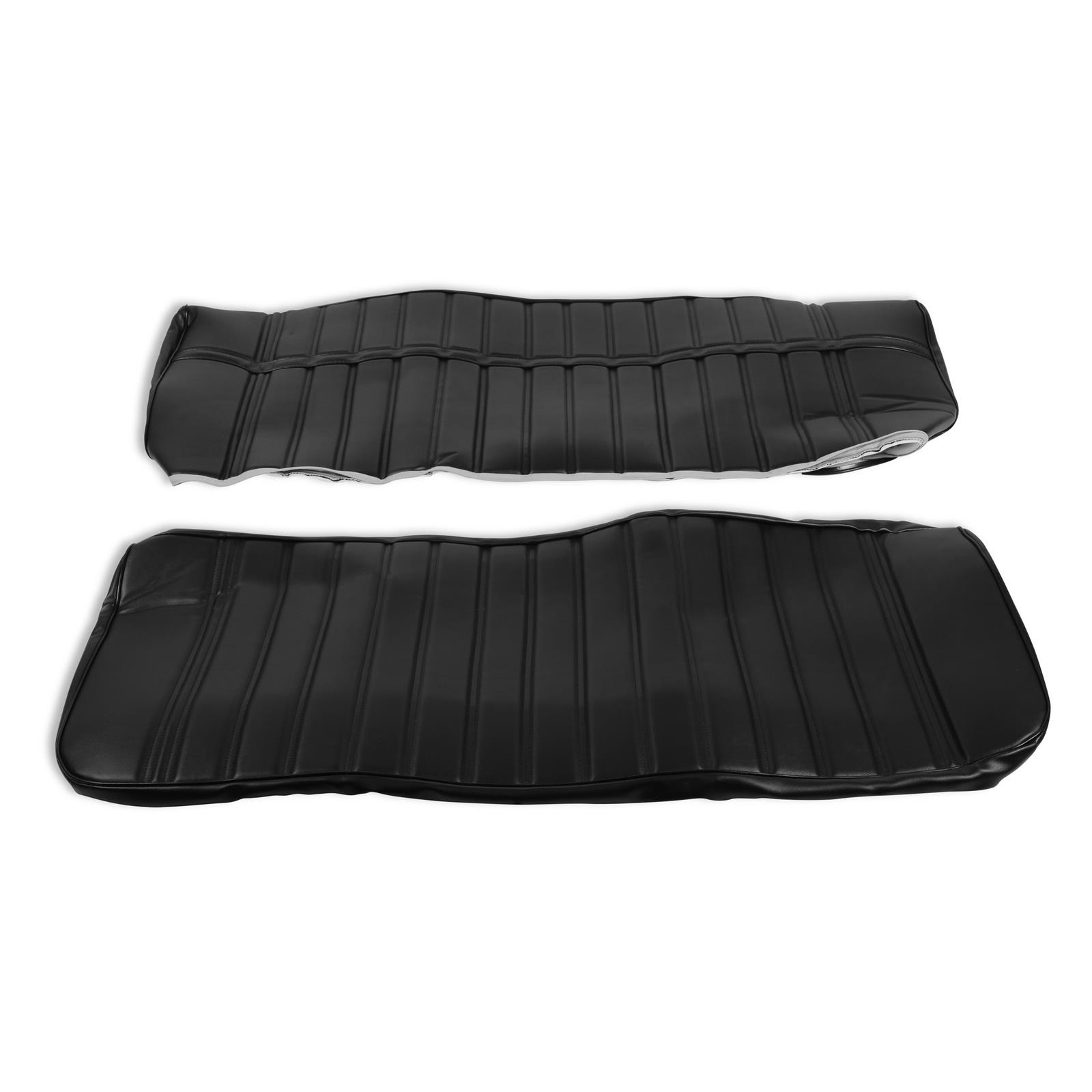 Brothers Trucks Seat Upholstery 05-285 Upholstery, Bench Type, Vinyl, Black, Madrid Grain, Chevrolet, GMC, Each thumbnail 5